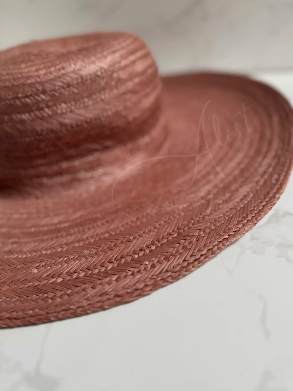 Brand New Loro Piana Akemi Hat in Magnolia Blossom Pink Small Size