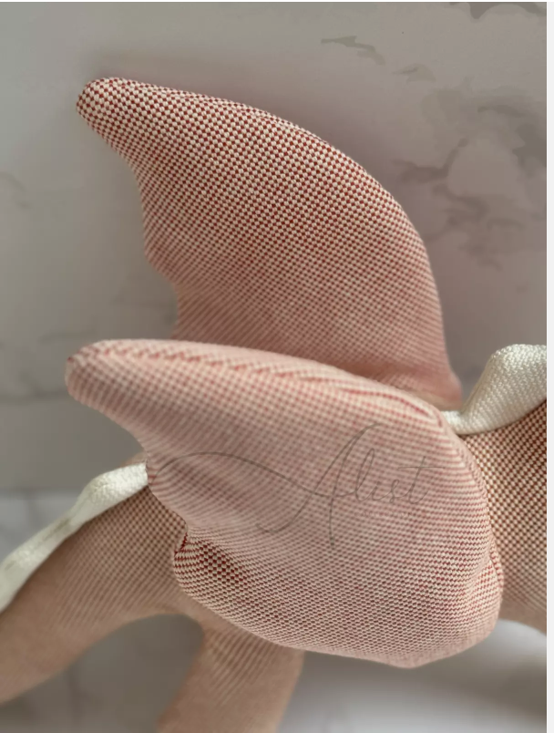 BNIB Hermes Epopee dragon plush In Rose Bougainvillier Pink