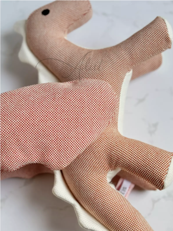 BNIB Hermes Epopee dragon plush In Rose Bougainvillier Pink