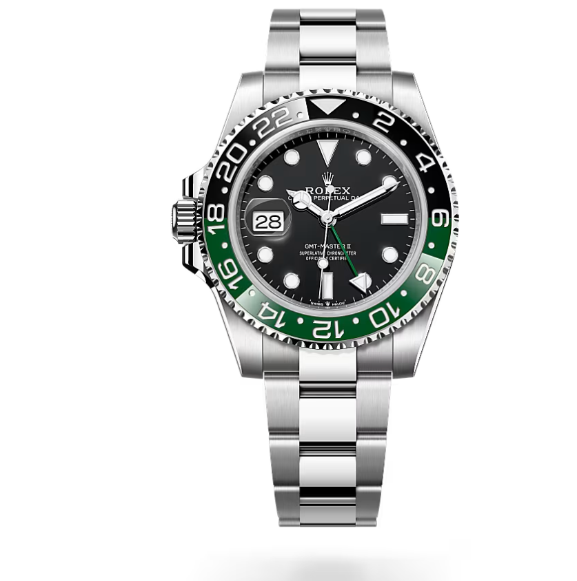 Rolex GMT Master II Black Sprite Oystersteel 40mm