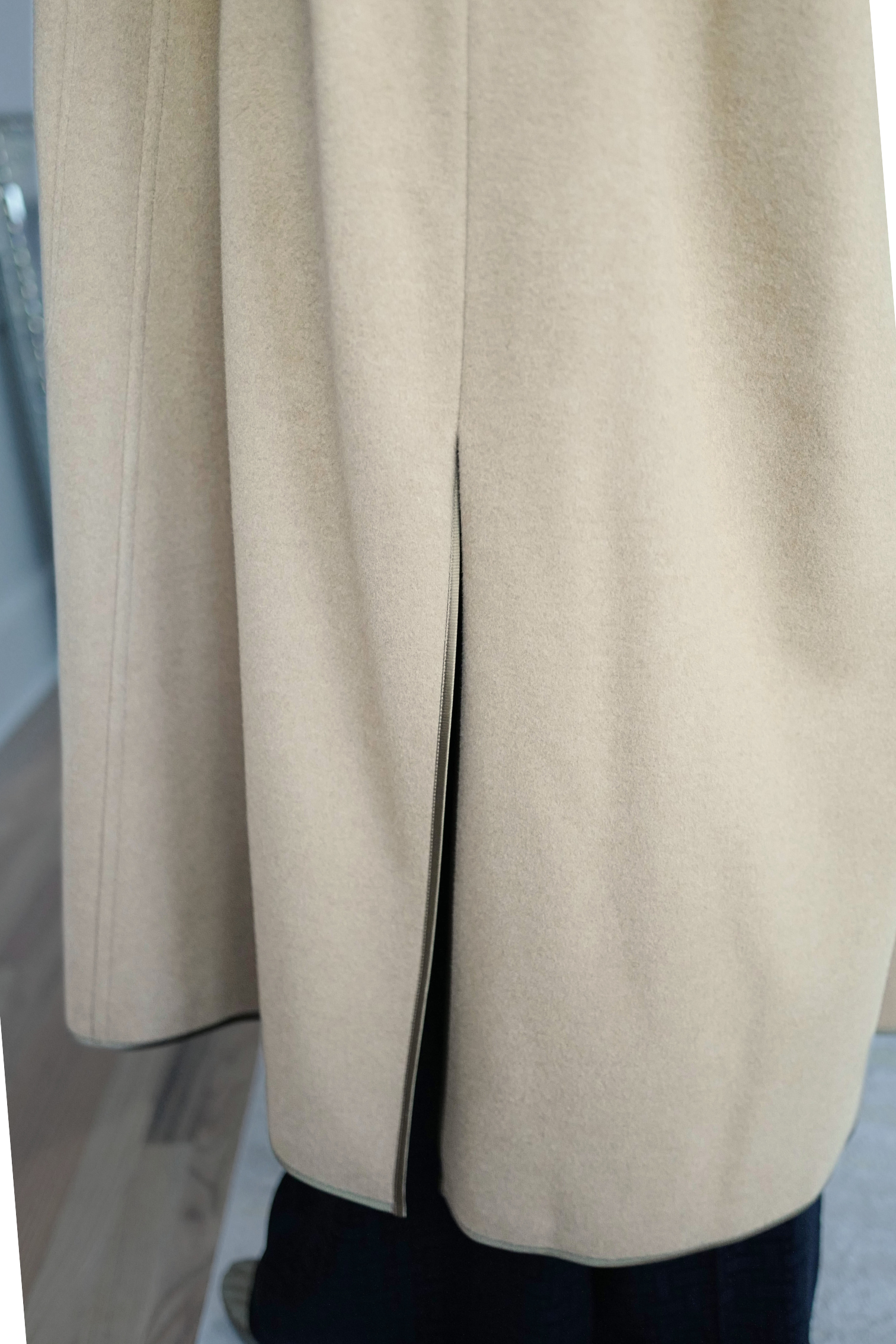 Hermès Women’s Overcoat Size 34 Beige Camel Hair Coat