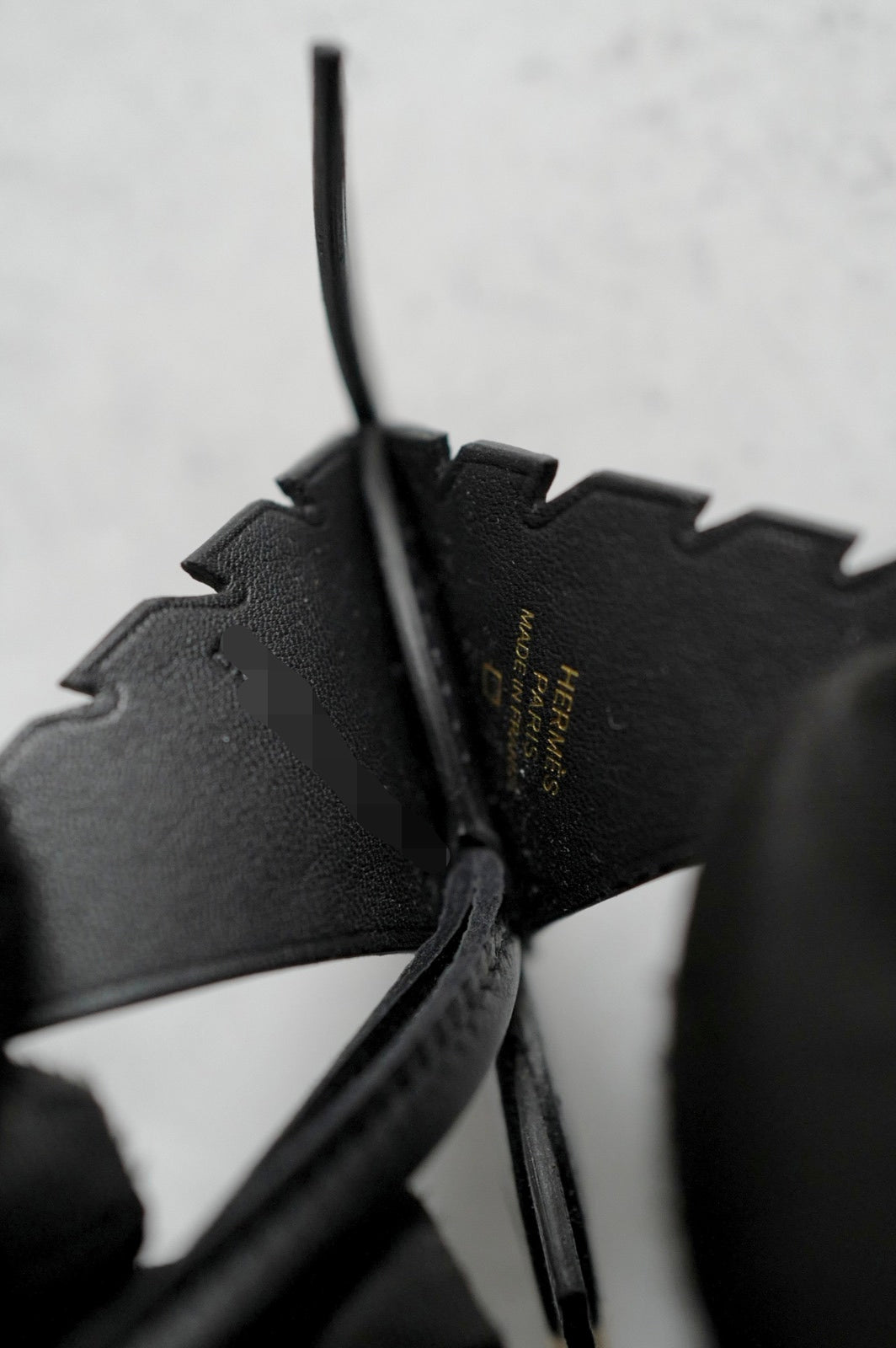 Hermès Birdy Charm Black Matte Alligator Epsom Calfskin Gold Hardware