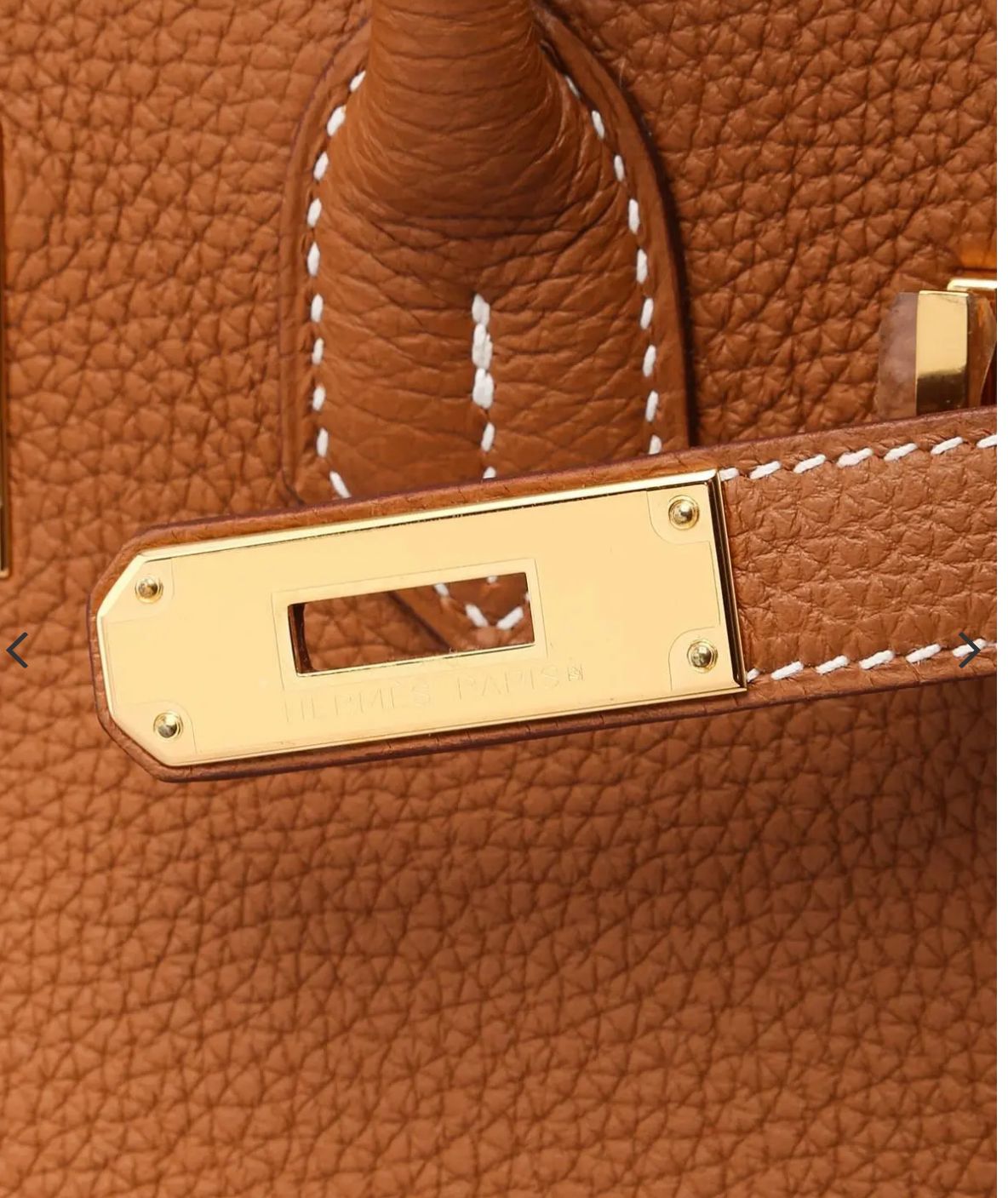 BNIB Hermes Birkin 30 Gold togo with gold hardware