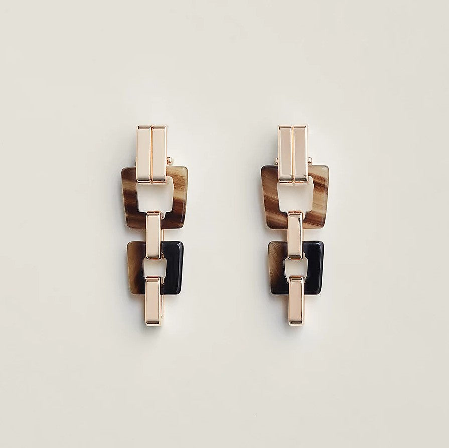 BNIB Hermès Ecuyère Earrings – Small Model $1250 Retail