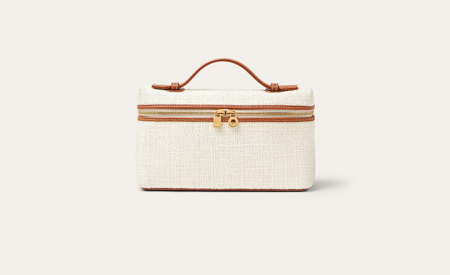 BNIB Loro Piana Extra Pocket L19 in Nougat/Warm Tan/Sun Gold GHW