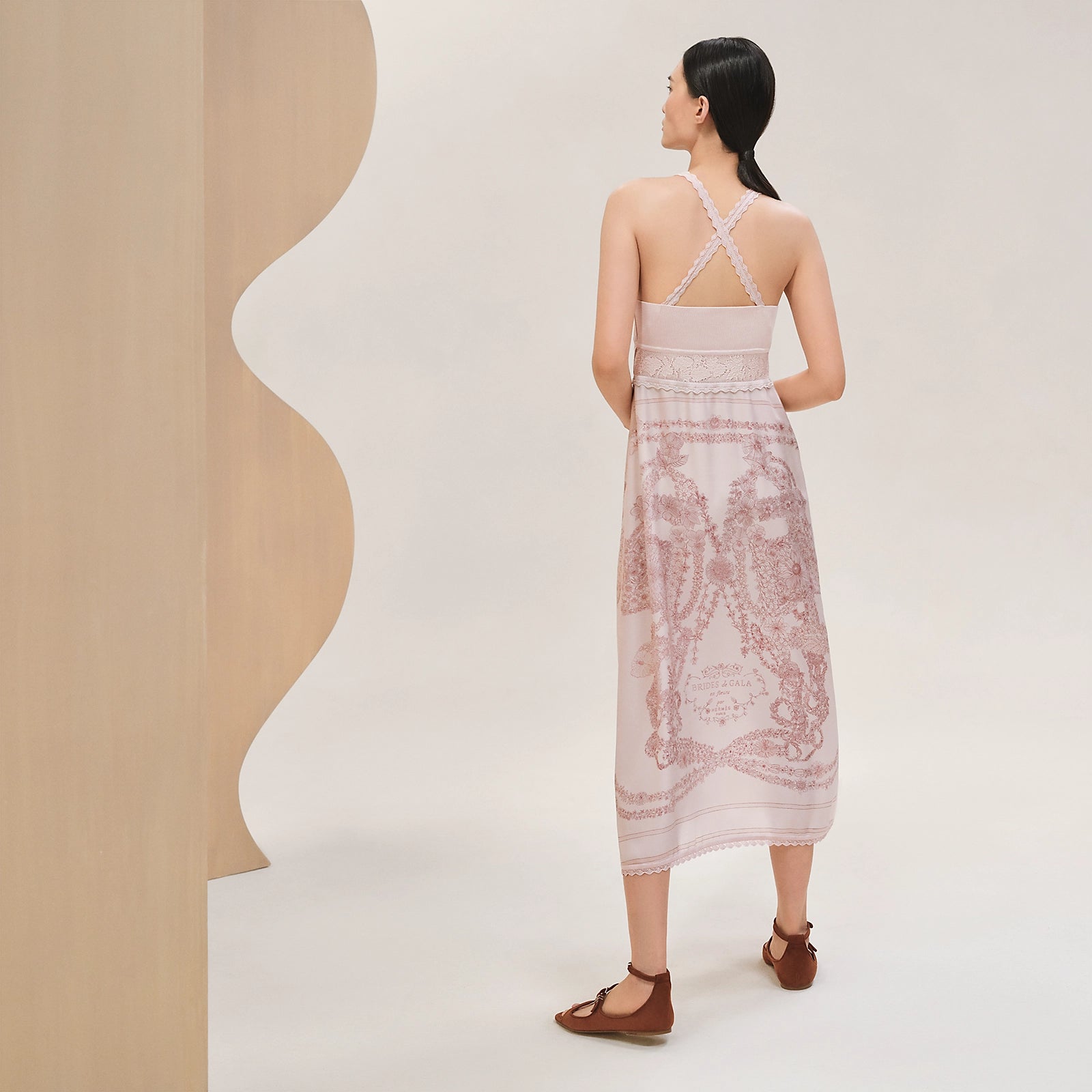 NEW Hermes “Brides de Gala en Fleurs” inspi Twillaine Silk Dress size 36