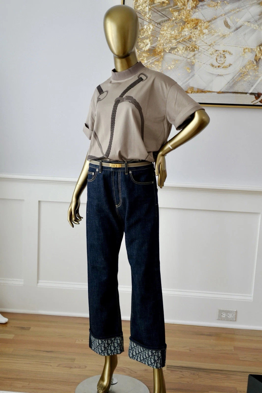New Dior Boyfriend Jeans Denim Size 36