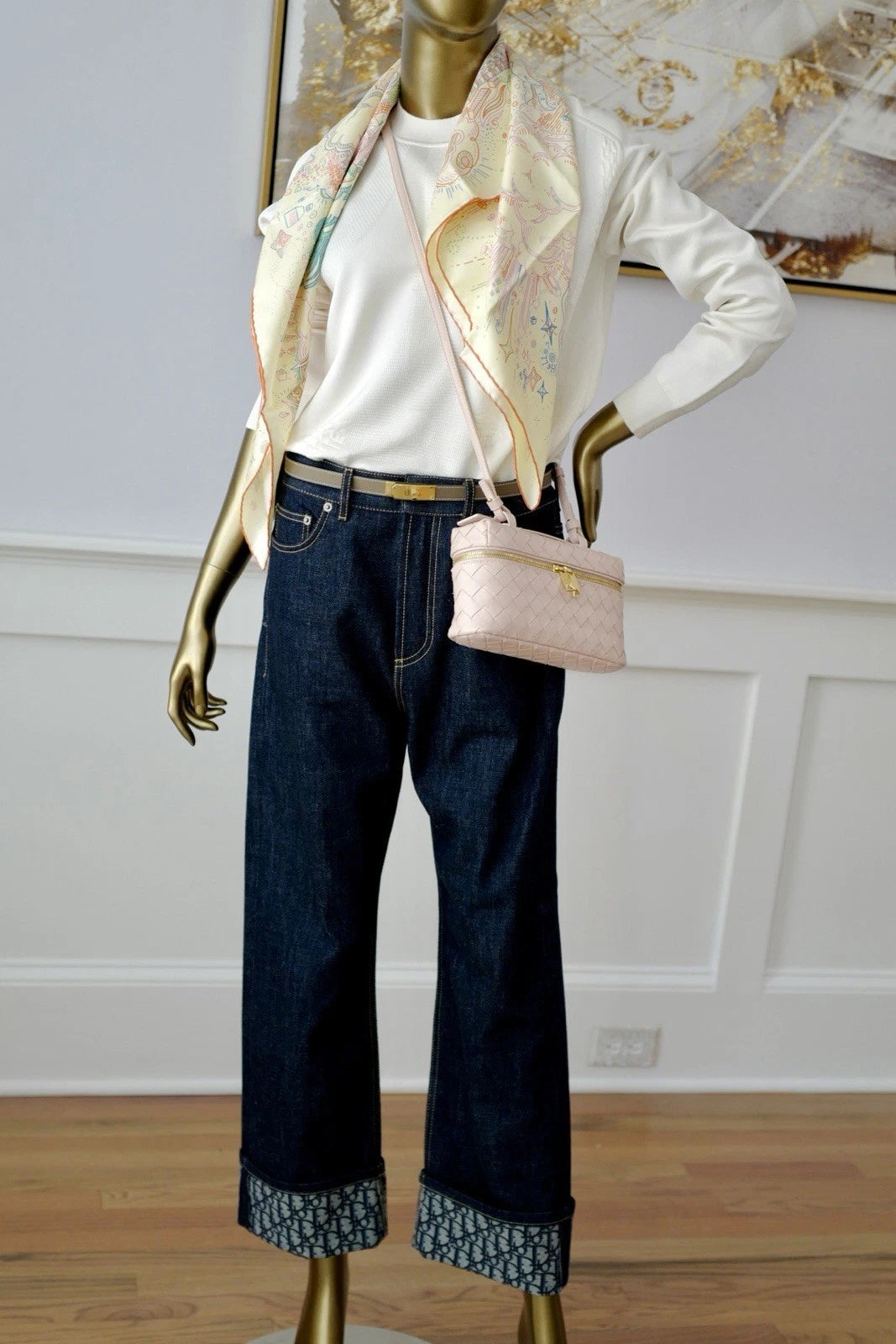 New Dior Jovana Hiesmayr Boyfriend Jeans Denim Size 36