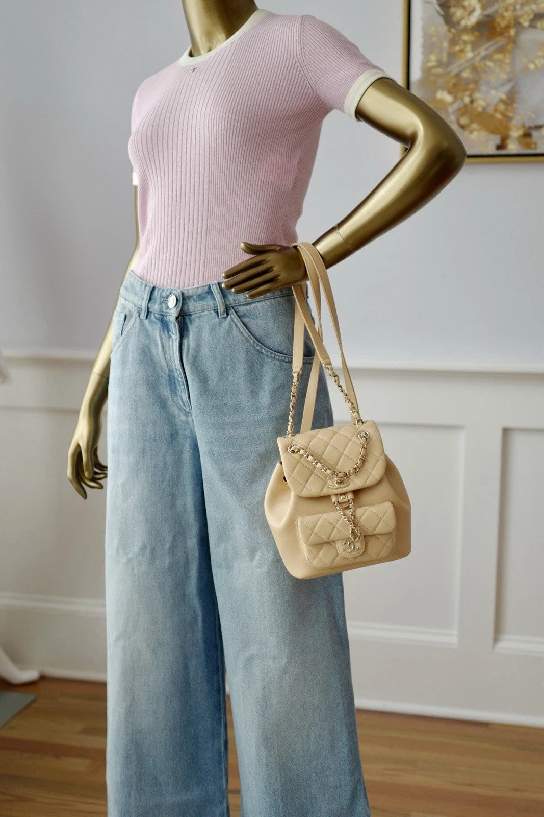 NEW Chanel Coco Beach 2025 Collection T-Shirt Pink size 36