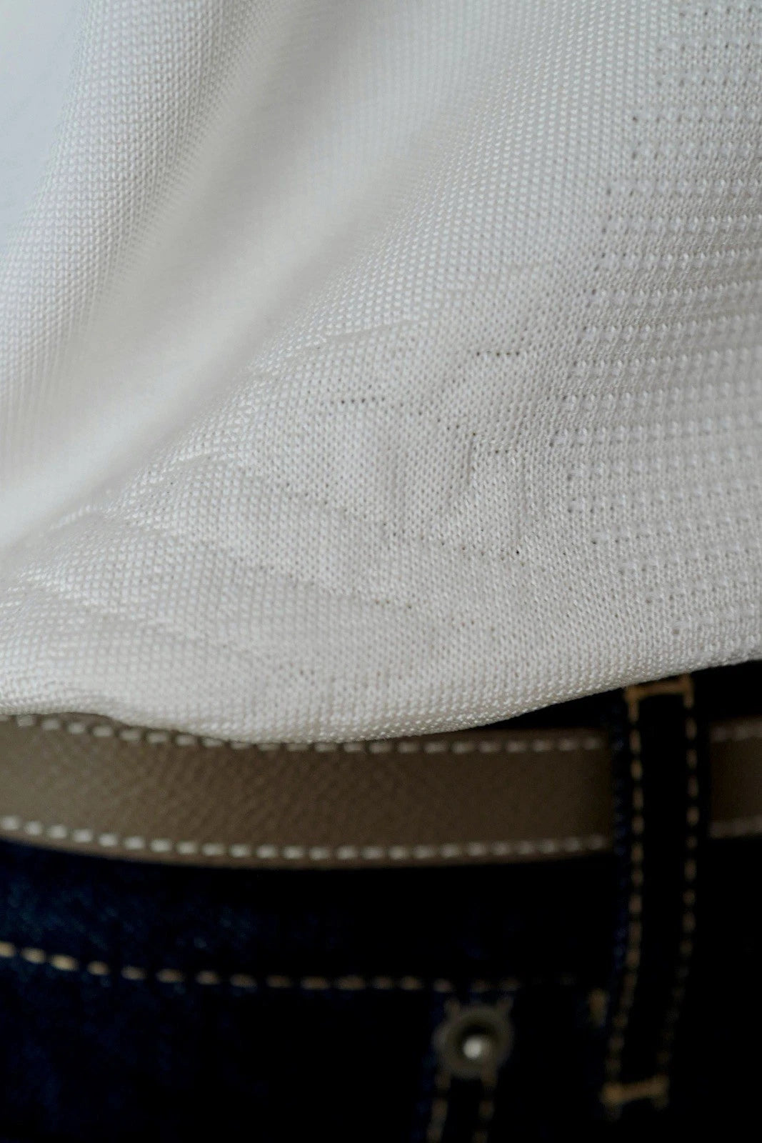 NEW Hermès "Coaching" Long-Sleeve Sweater in Blanc Casse - Size 38