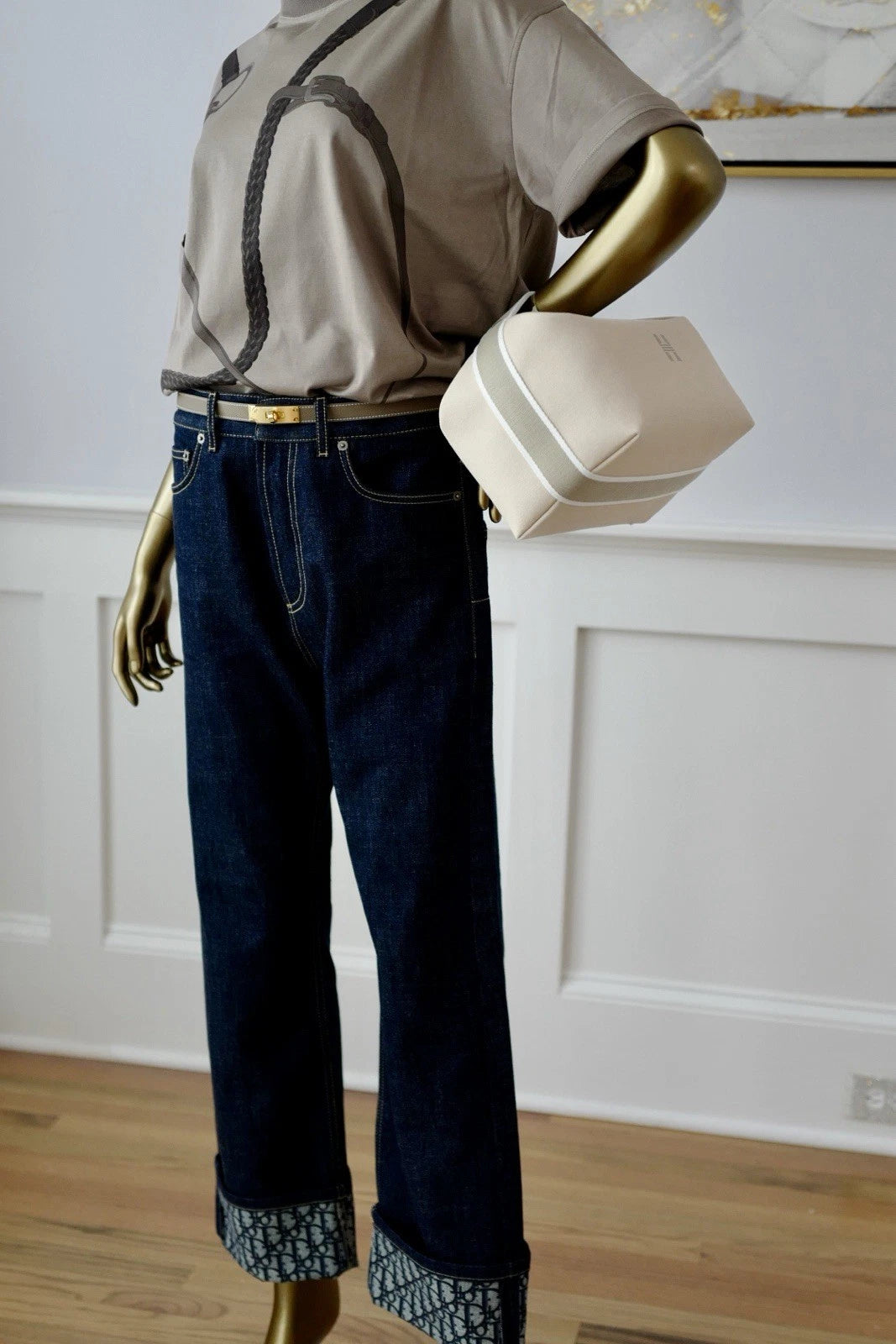 New Dior Jovana Hiesmayr Boyfriend Jeans Denim Size 36