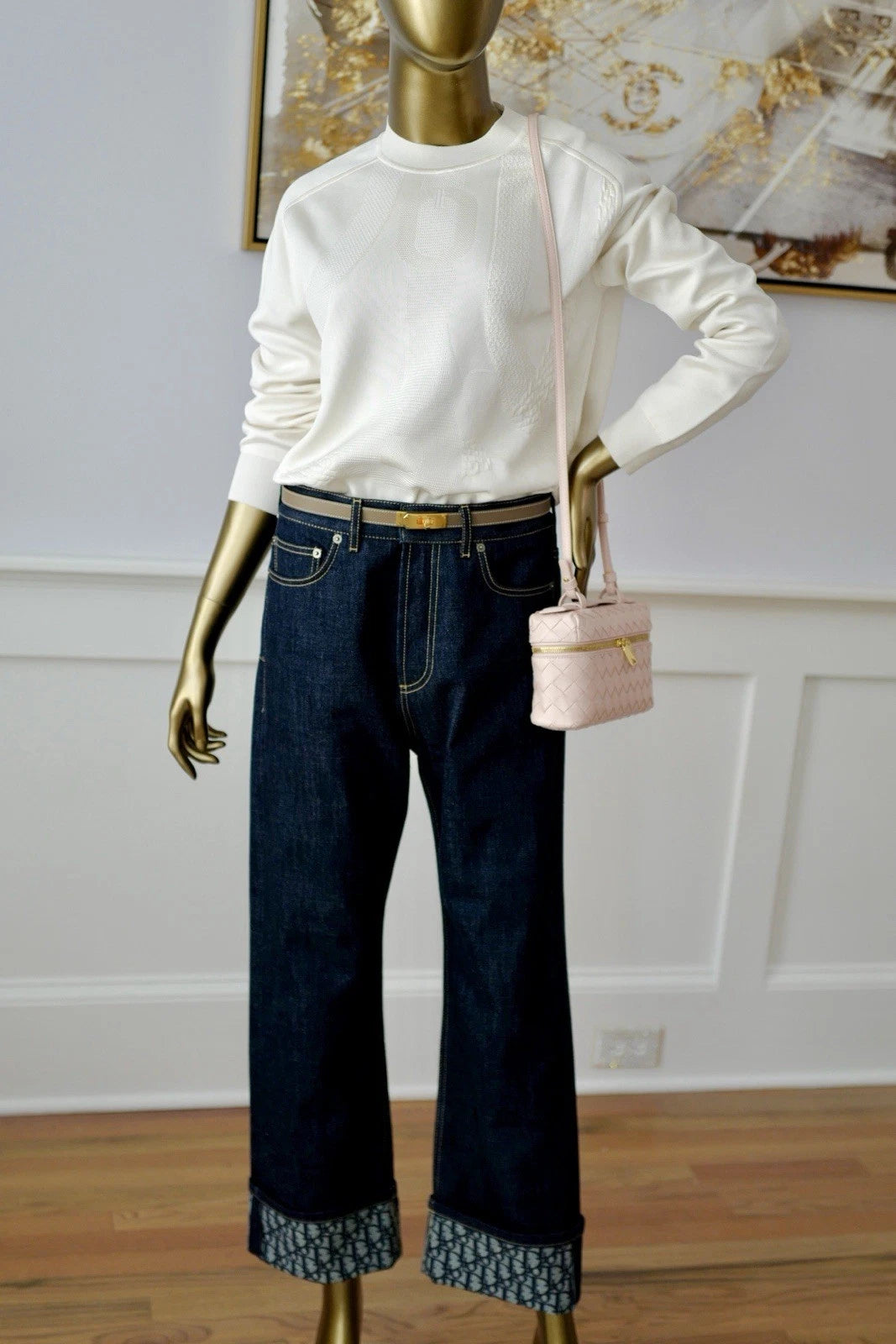 New Dior Jovana Hiesmayr Boyfriend Jeans Denim Size 36