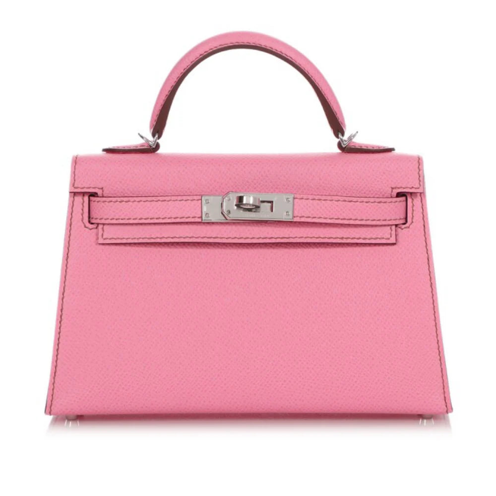 Hermès Kelly 20 5P Bubblegum Pink Epsom Leather Palladium Hardware