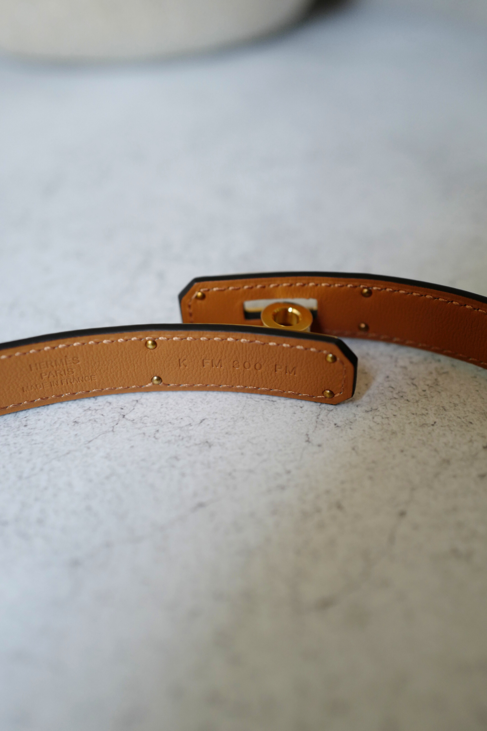 BNIB Hermès Kelly 18 Belt Epsom in Etoupe Gold Hardware 2025