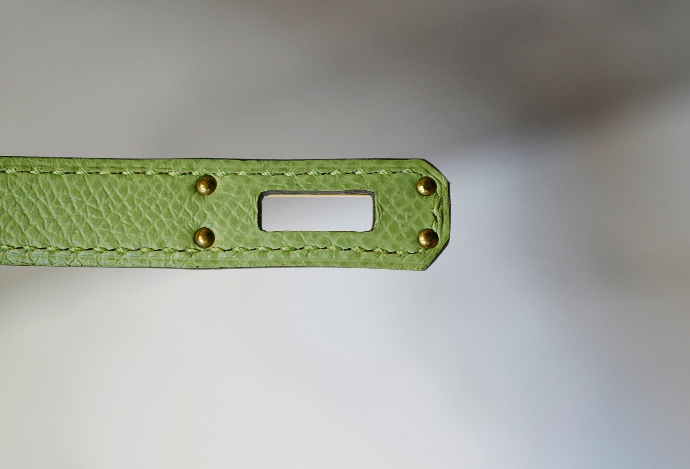 BNIB Hermès Birkin 25 Vert Criquet Epsom Sellier with Gold Hardware