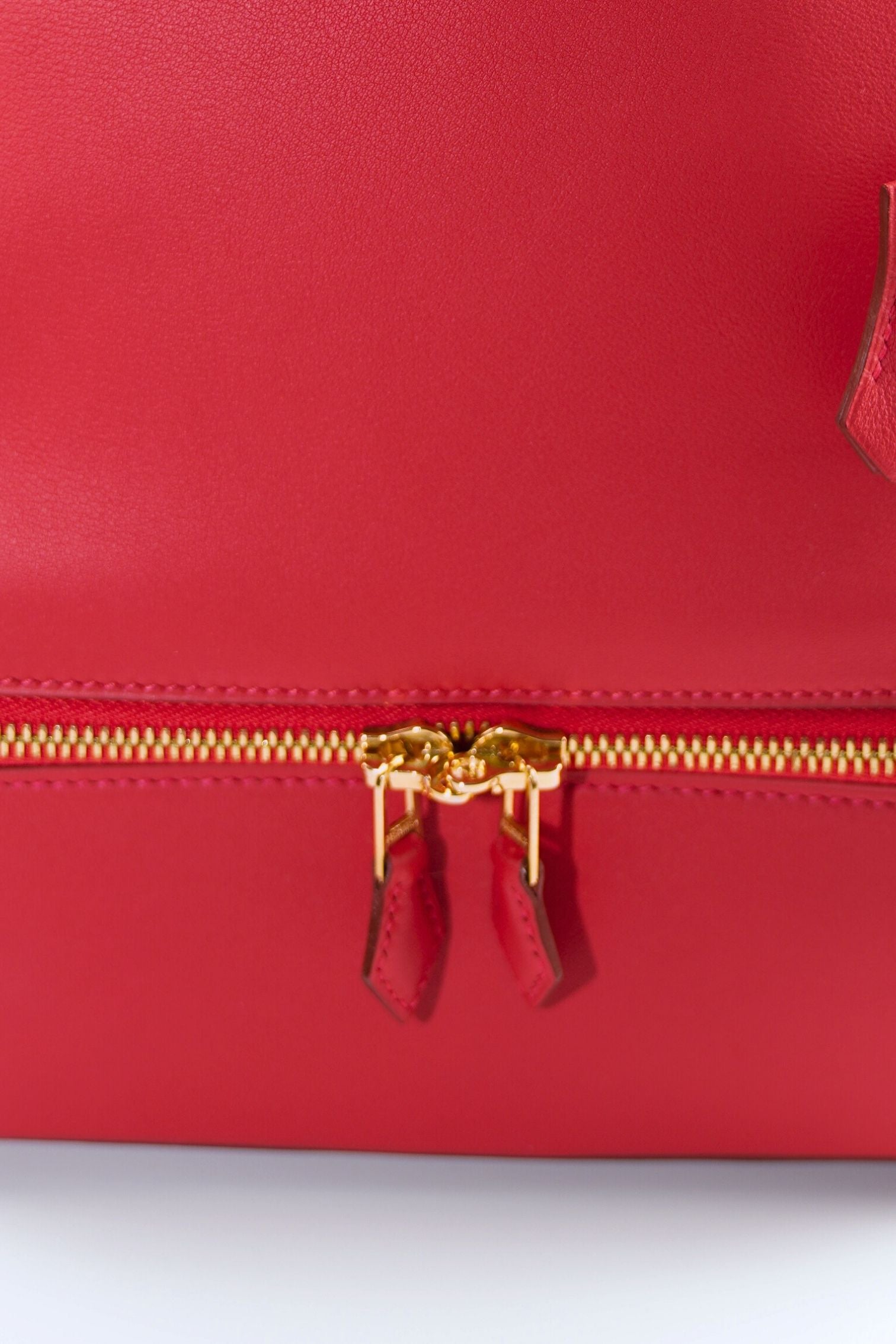 Hermès Bolide Secret in Vermillion Red Swift Leather Gold Hardware T Stamp
