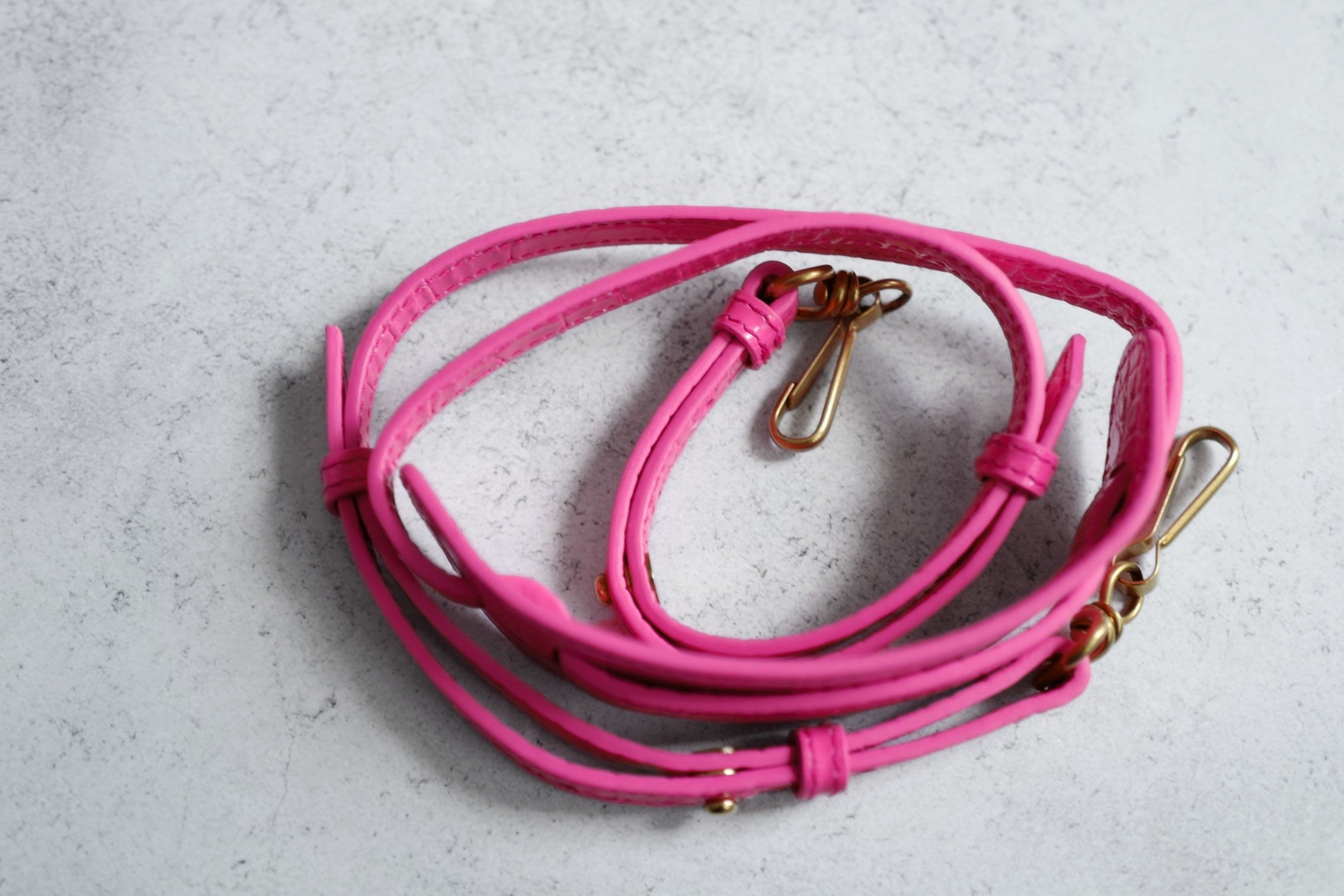 Balenciaga Neo Classic Nano Size In Bright Pink Croco Leather