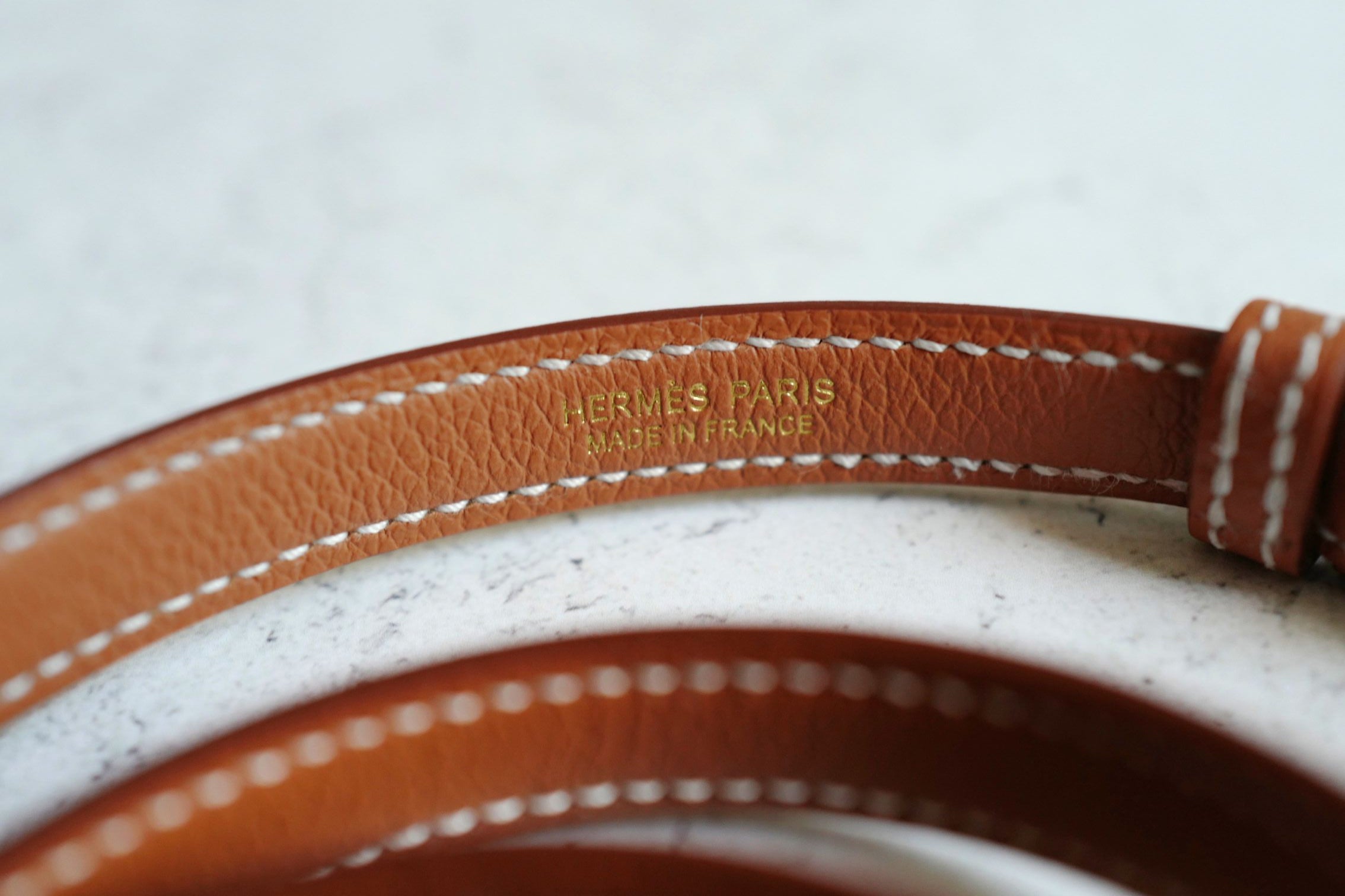 Hermès Kelly Danse Gold Evercolor Calfskin GHW stamp K