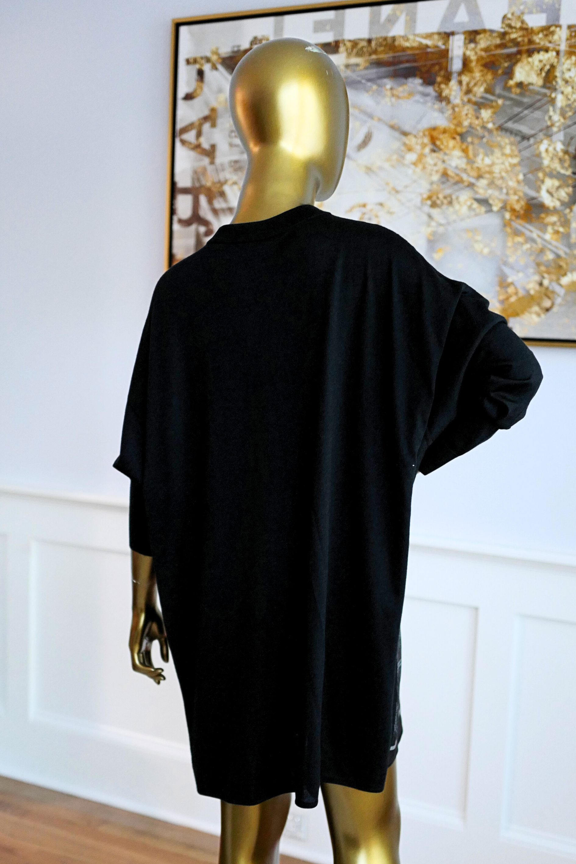 NEW Hermès "Palefroi Remix" Twillaine Tunic Short Dress Gris Charbon Size 36