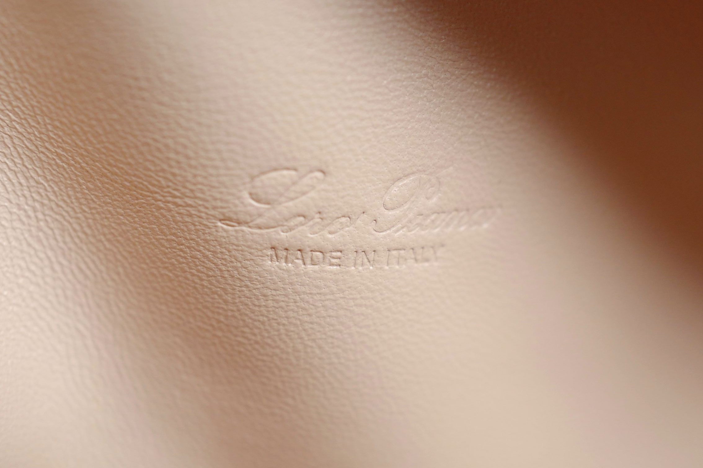 Loro Piana Extra Pocket L19 Vanity Pouch Rose Sakura Pink Calfskin Leather GHW