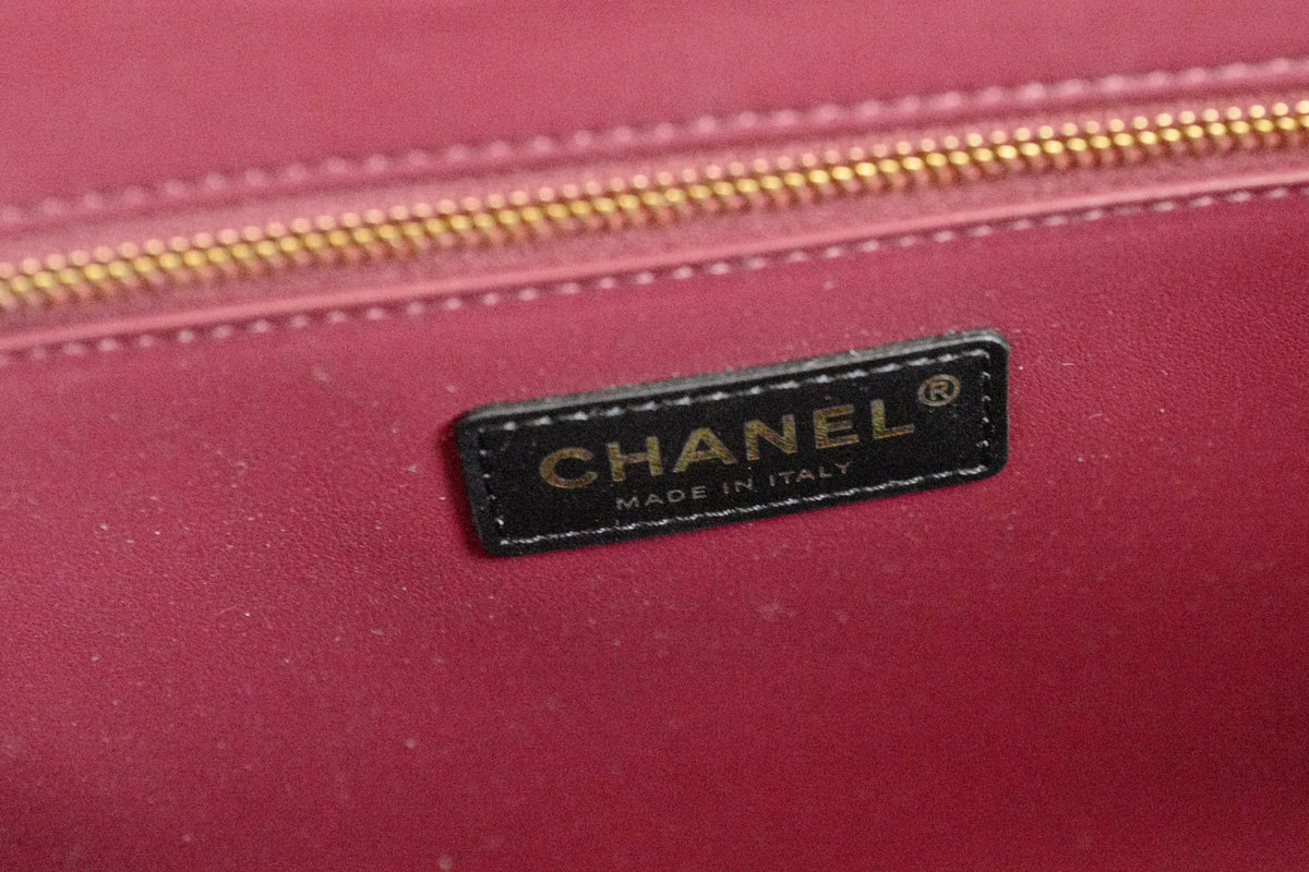 NEW Chanel 26K Matthieu Blazy's Small Tote Black Croc Embossed Calfskin GHW