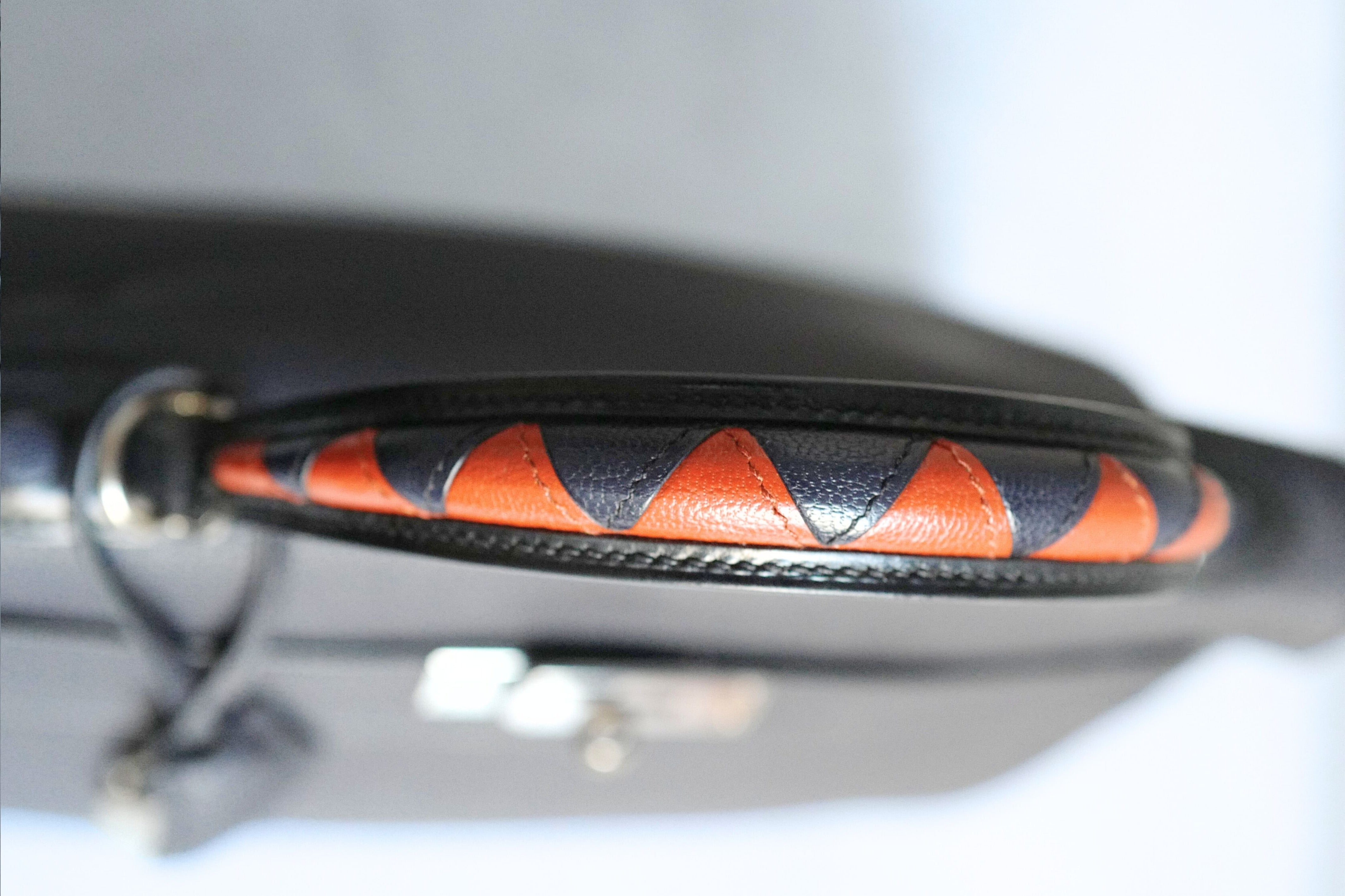 Hermes Kelly Au Galop 32 Bleu Indigo Togo with Palladium HW Limited Edition