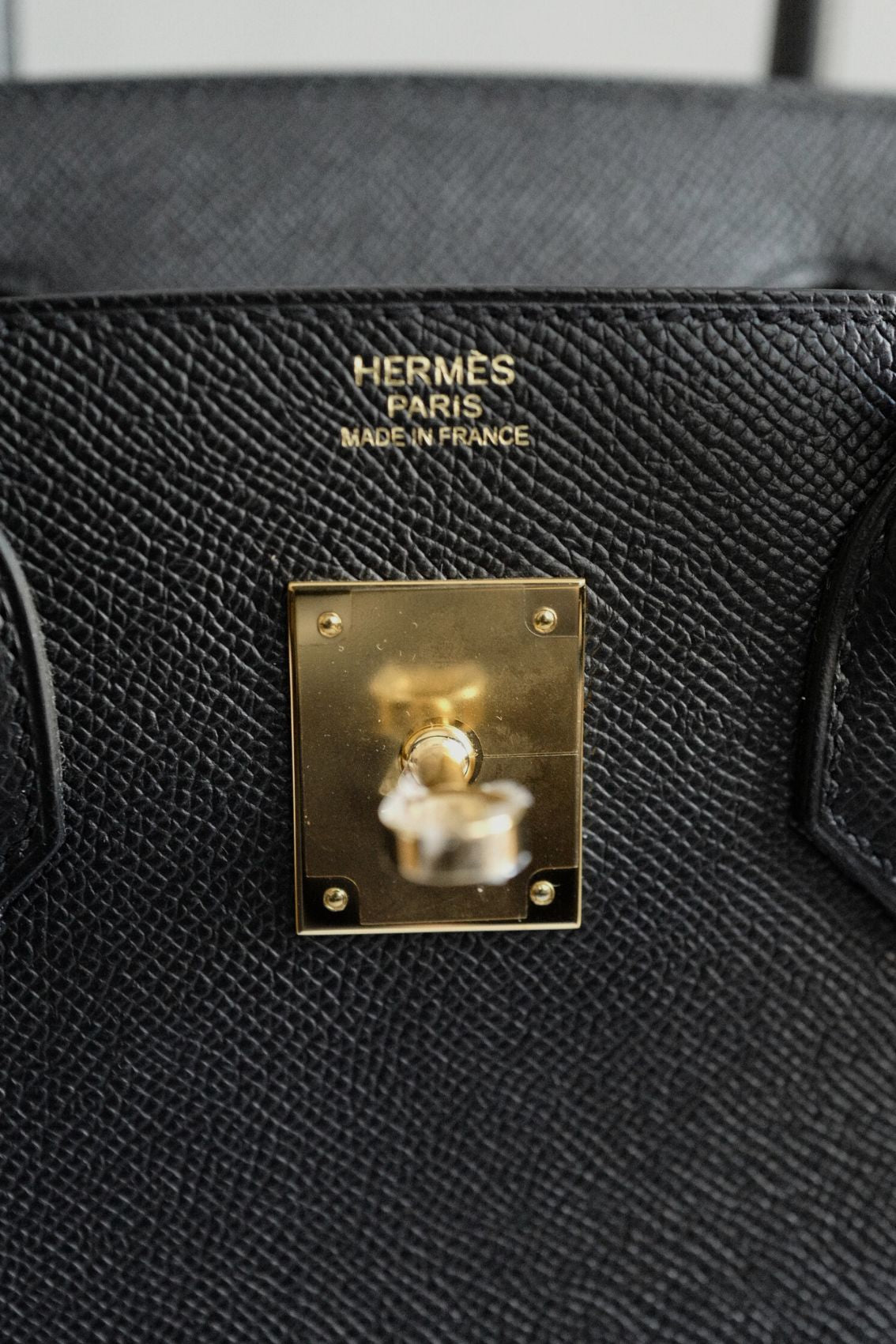 Hermès Birkin 30 Black Epsom Leather Gold Hardware D Stamp 2019