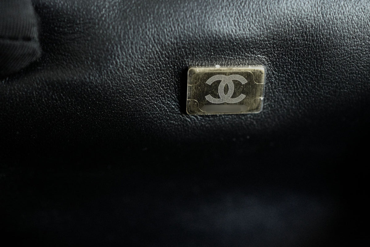 BNIB Chanel 24P Clutch On Chain Lambskin With CC Champagne Gold Hardware