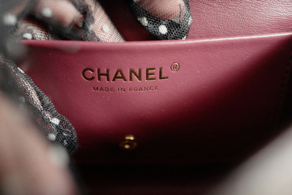 Chanel 26B Pre Fall Winter Mini Flap Bag Chocolate Brown Grained Calfskin GHW