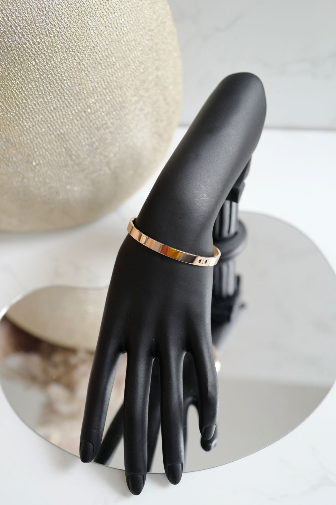 Hermès H d’Ancre Small Bracelet Rose Gold 18K SH