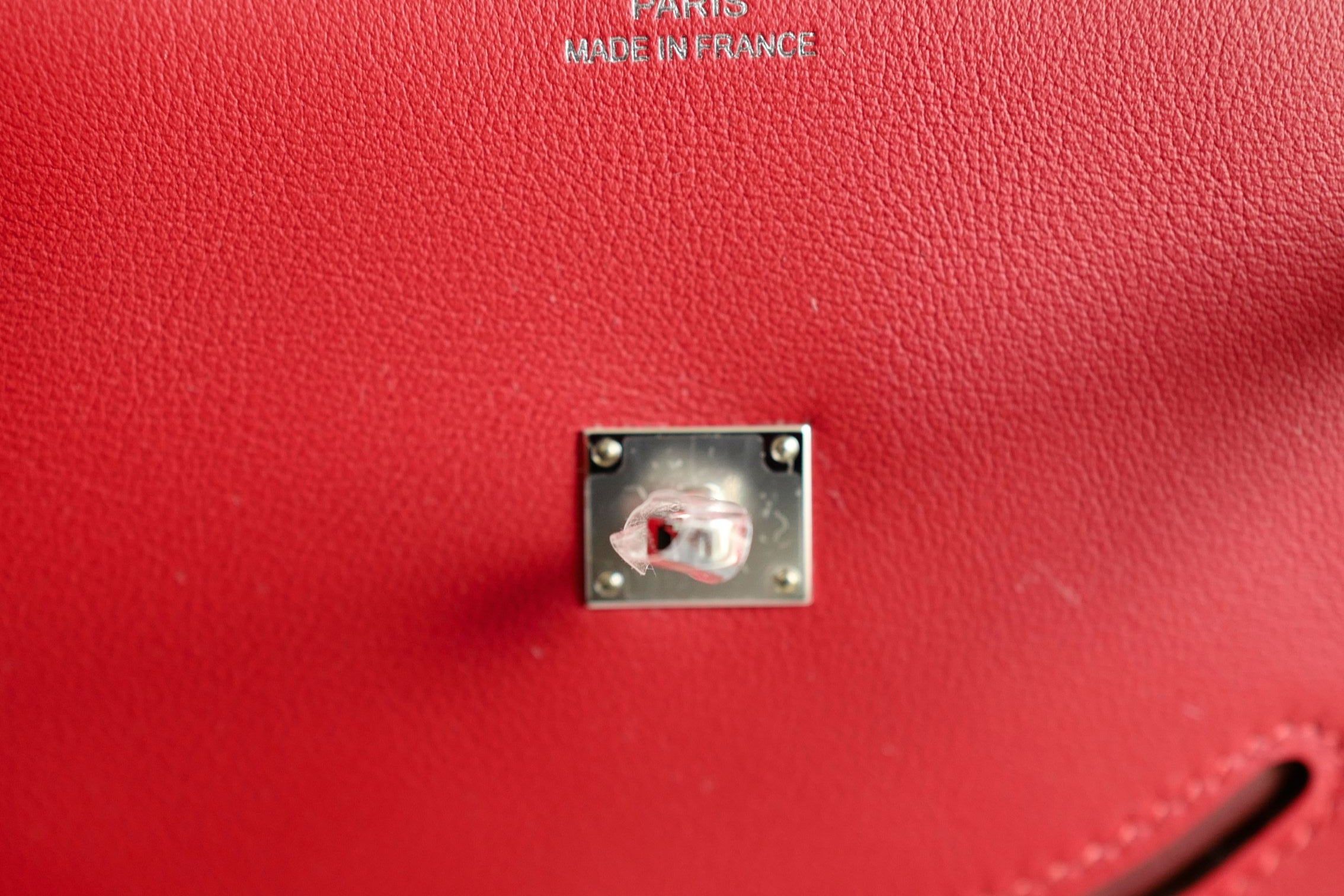 BNIB Hermès Kelly Doll Rouge De Coeur Swift Calfskin PHW G Stamp 2026