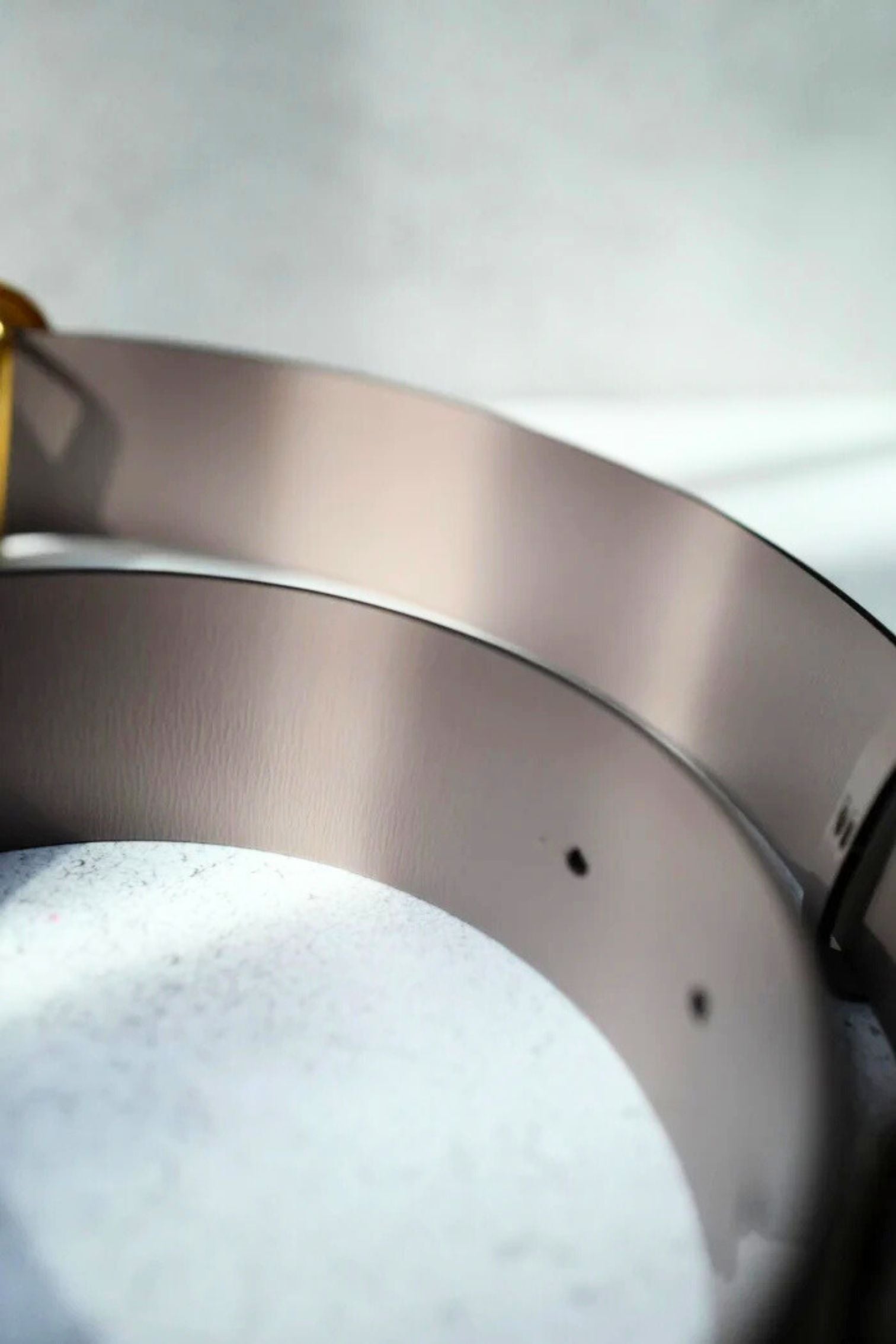 Valentino Vlogo Crystal Embellished Reversible Leather Belt Women's