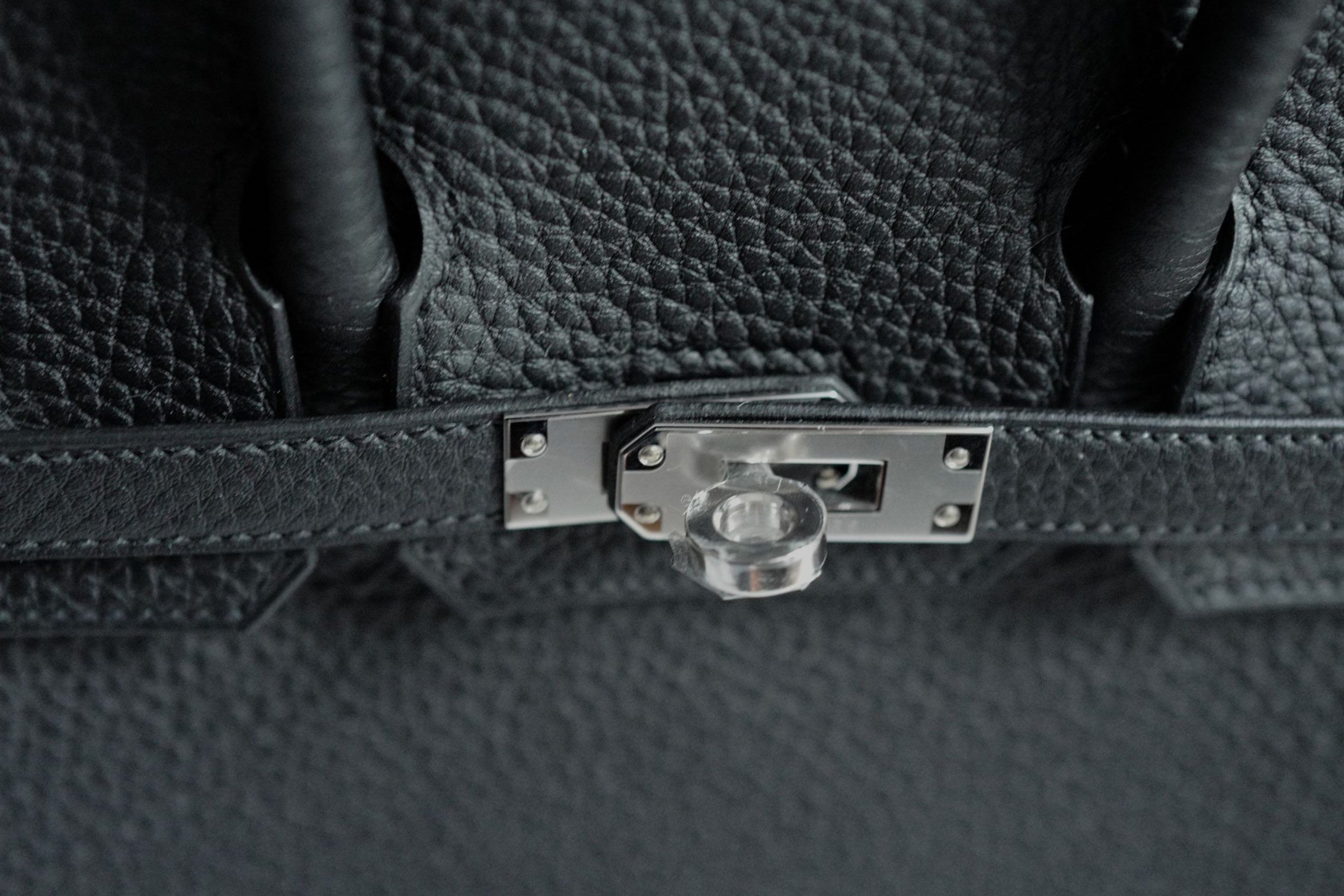 BNIB Hermes Birkin 25 Black Togo Leather Palladium Hardware G Stamp 2026