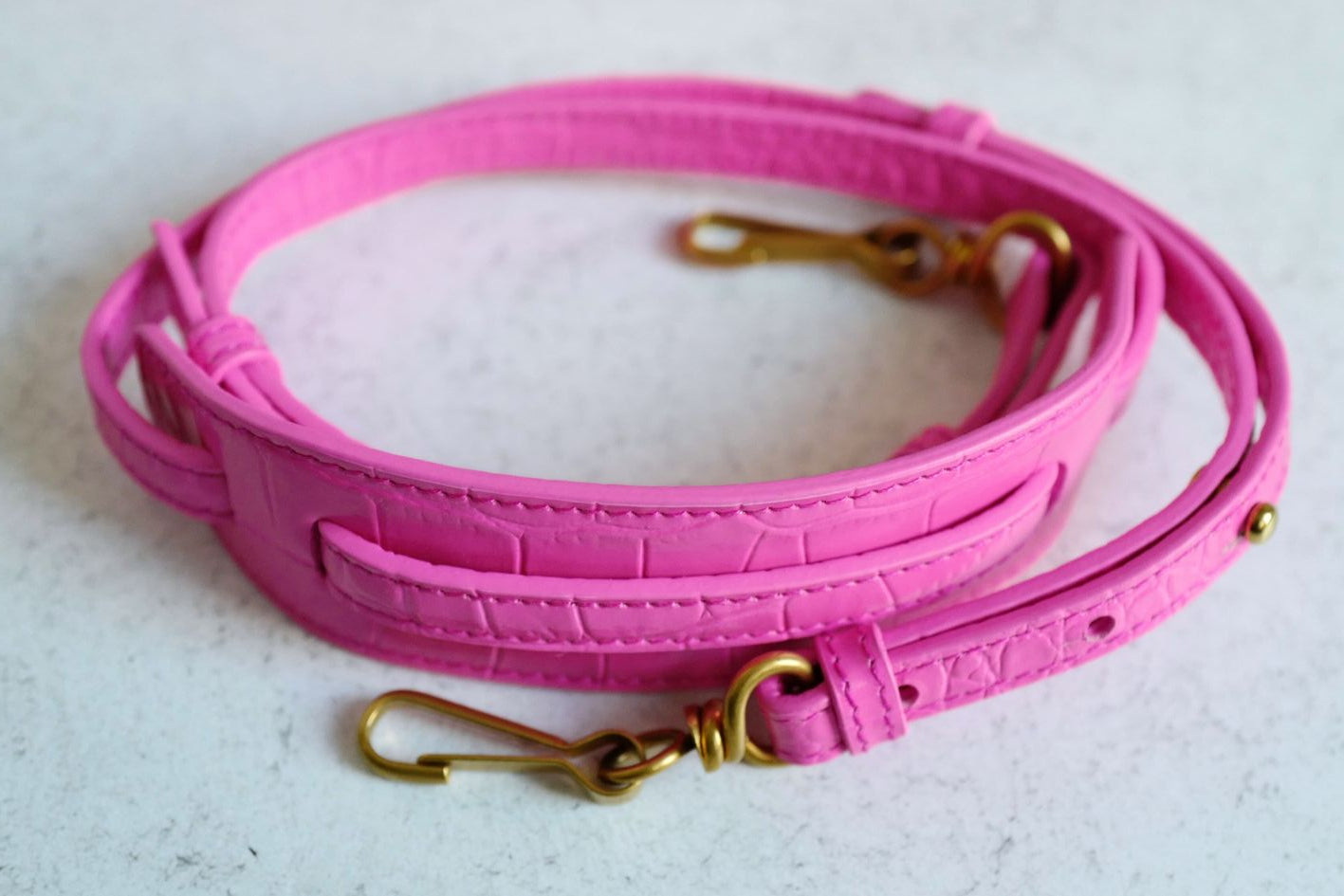 Balenciaga Neo Classic Nano Size In Bright Pink Croco Leather