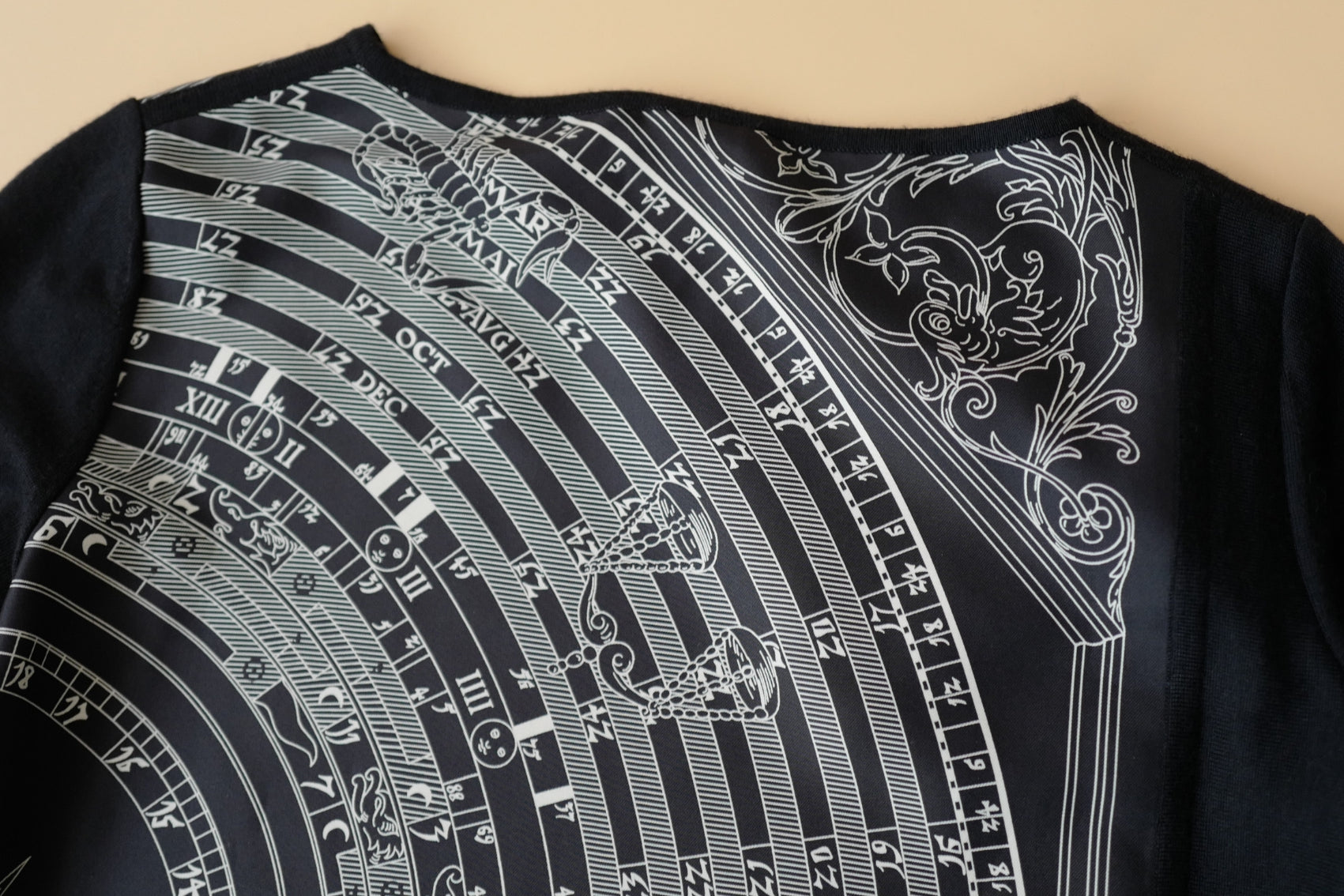 NEW Hermes Dress Shirt Astrologie In Noir (black) Size 34