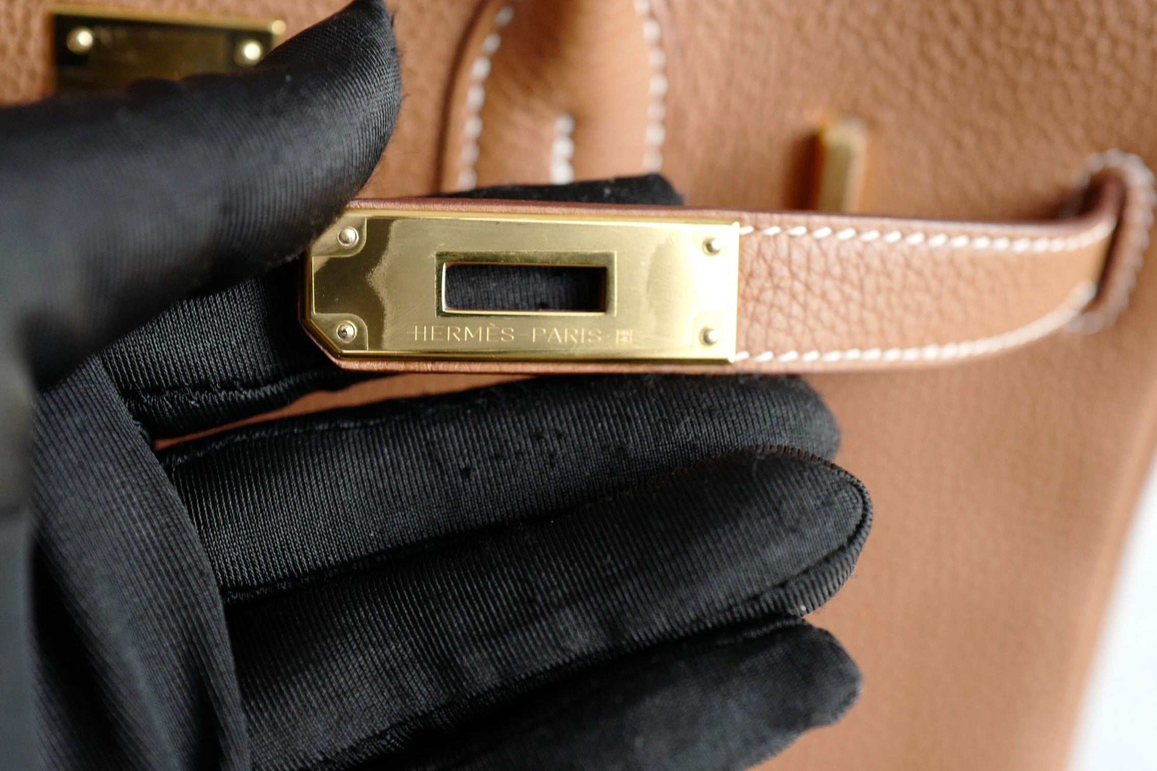 Hermès Birkin 30 Gold Togo Leather Gold Hardware Z Stamp