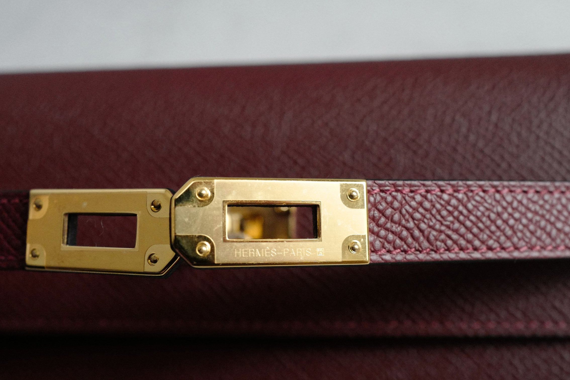 Hermès Kelly Classique To Go Wallet Rouge H Epsom Calfskin GHW G Stamp 2026