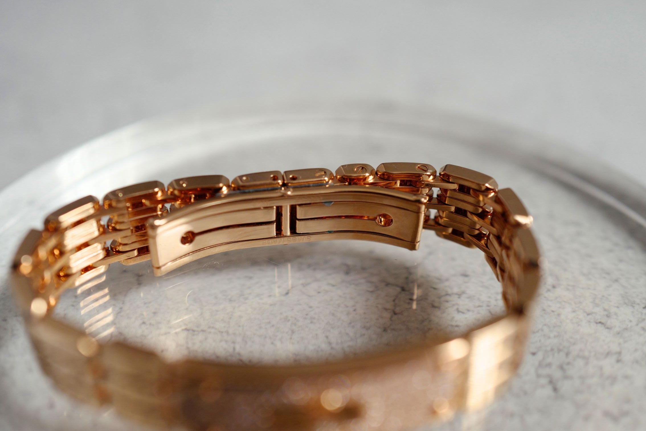 BNIB Hermes Mini Kelly Watch Rose Gold 16 mm With Diamond Set Over $40K Retail
