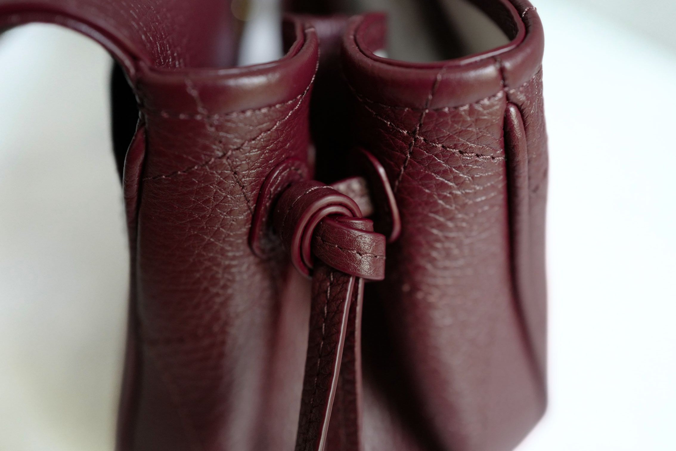 Chanel 26s Small Shopping Bag Matthieu Blazy Dark Burgundy Calfskin GHW