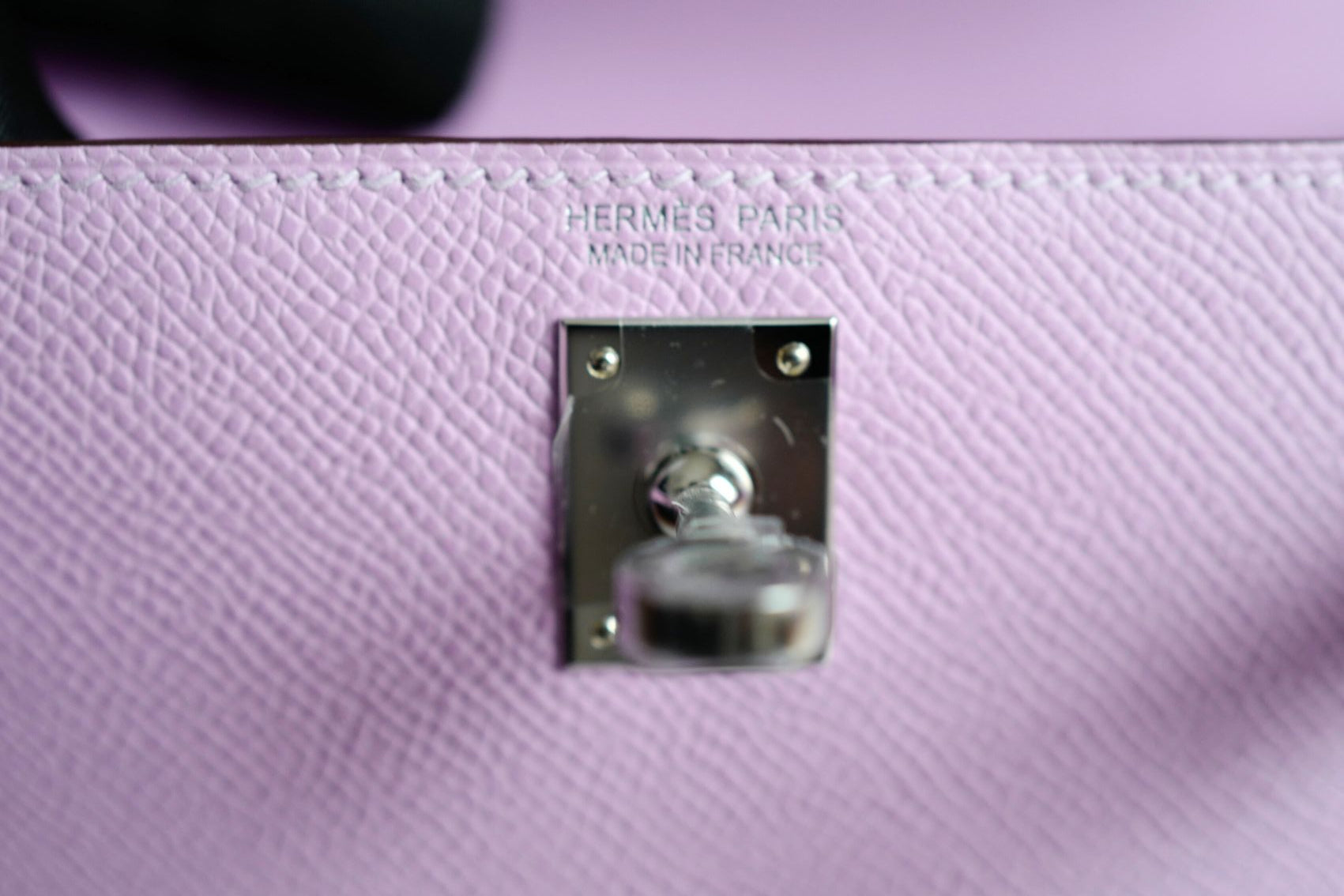 Hermès Kelly II Mini Sellier Guimauve Veau Epsom PHW Stamp K