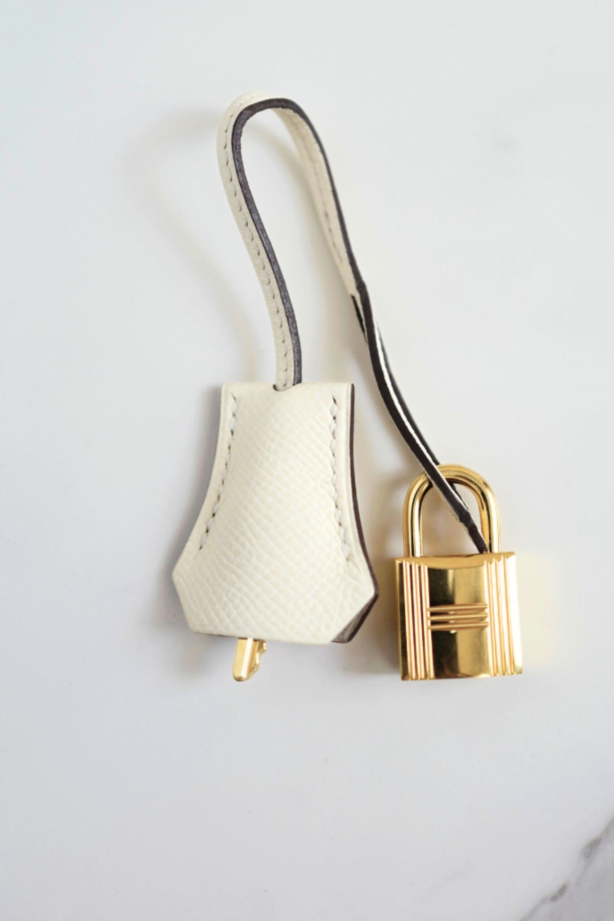 Hermes Birkin 25 Nata Epsom Sellier Gold Hardware