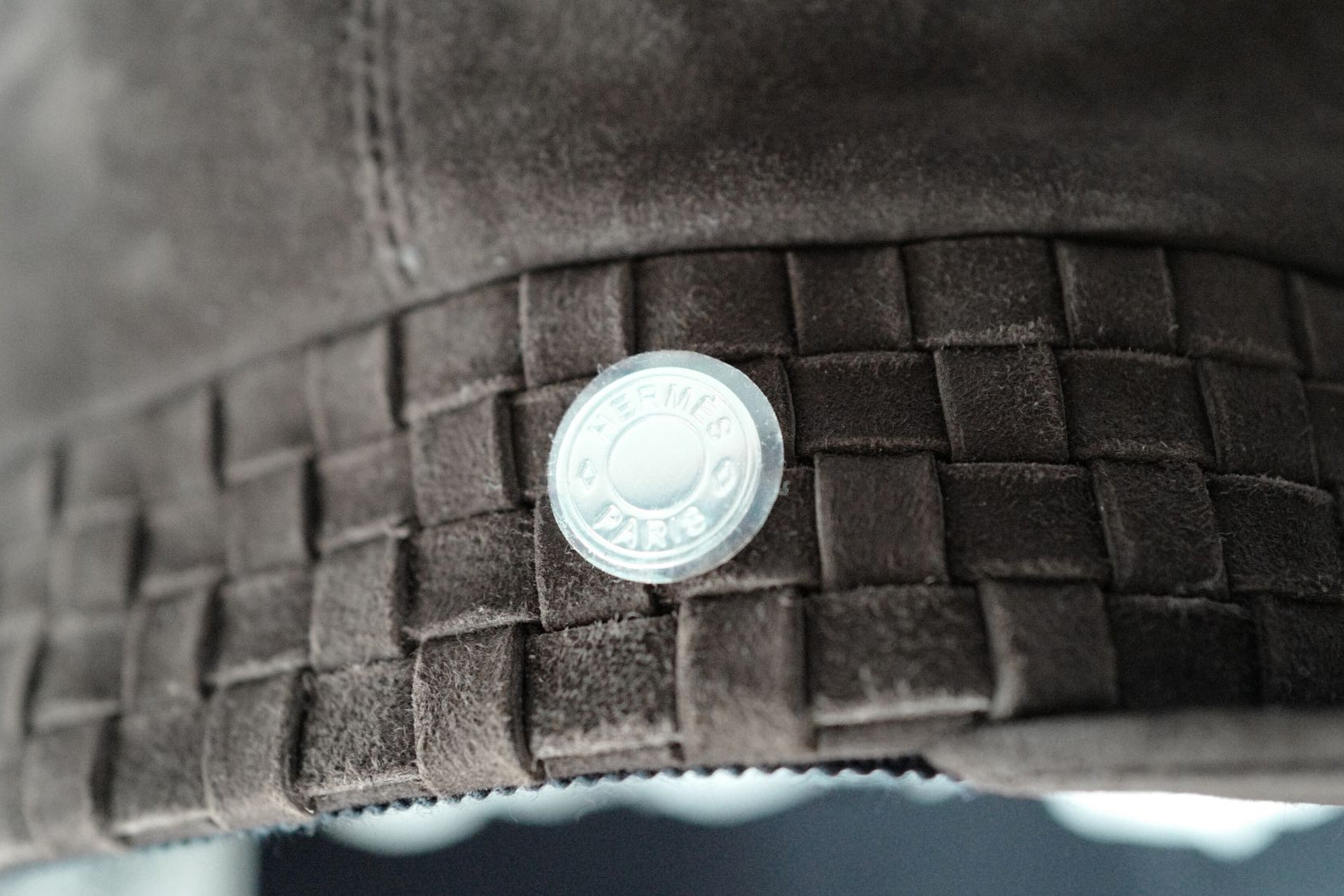 NEW Hermes Casquette Femme Giulietta in Marron Ebene Size 57 Hat $1600 Retail