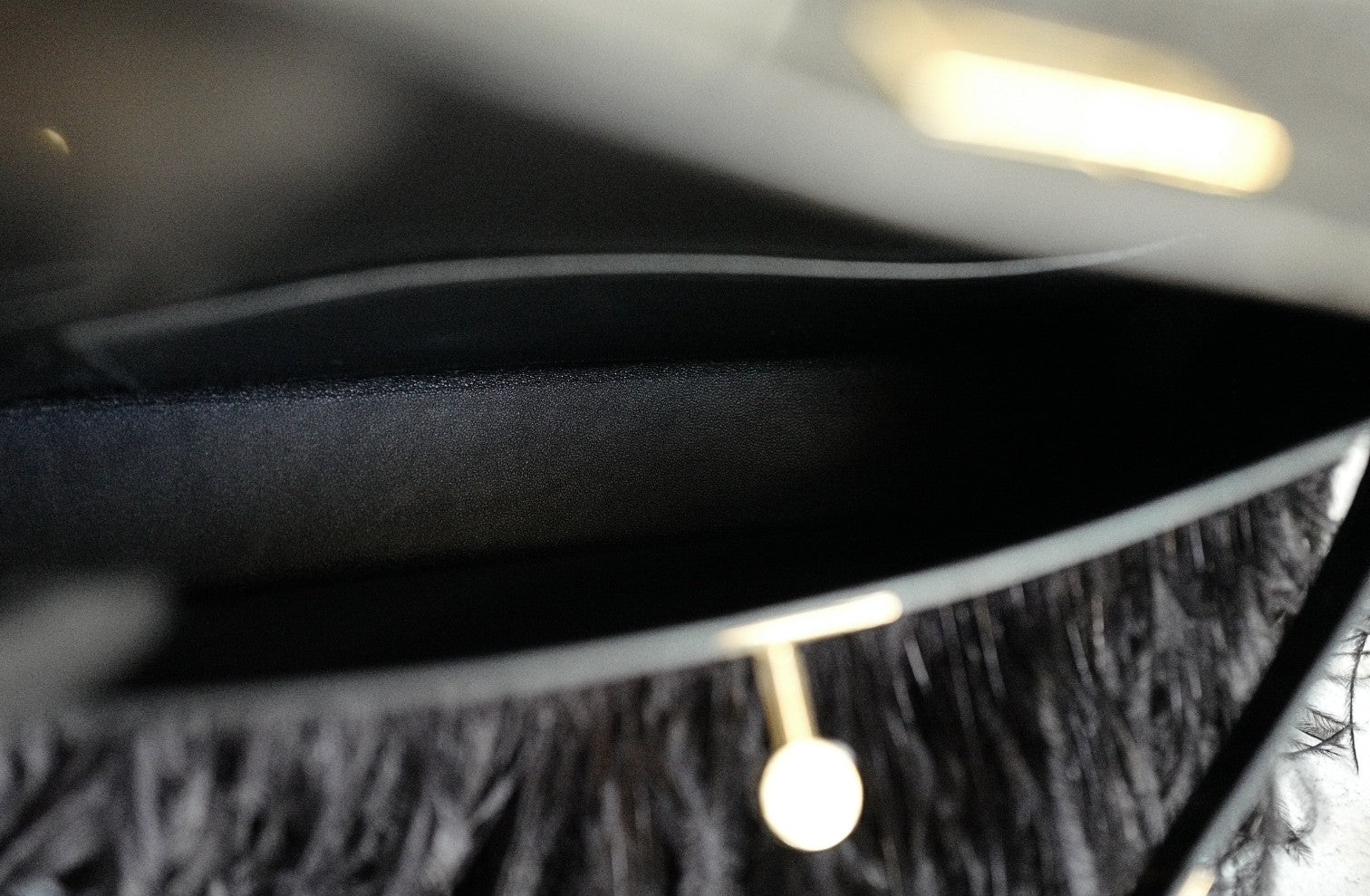 Hermès Kelly Elan Folie Clutch Black Porosus Crocodile & Feather Noir with Gold Hardware