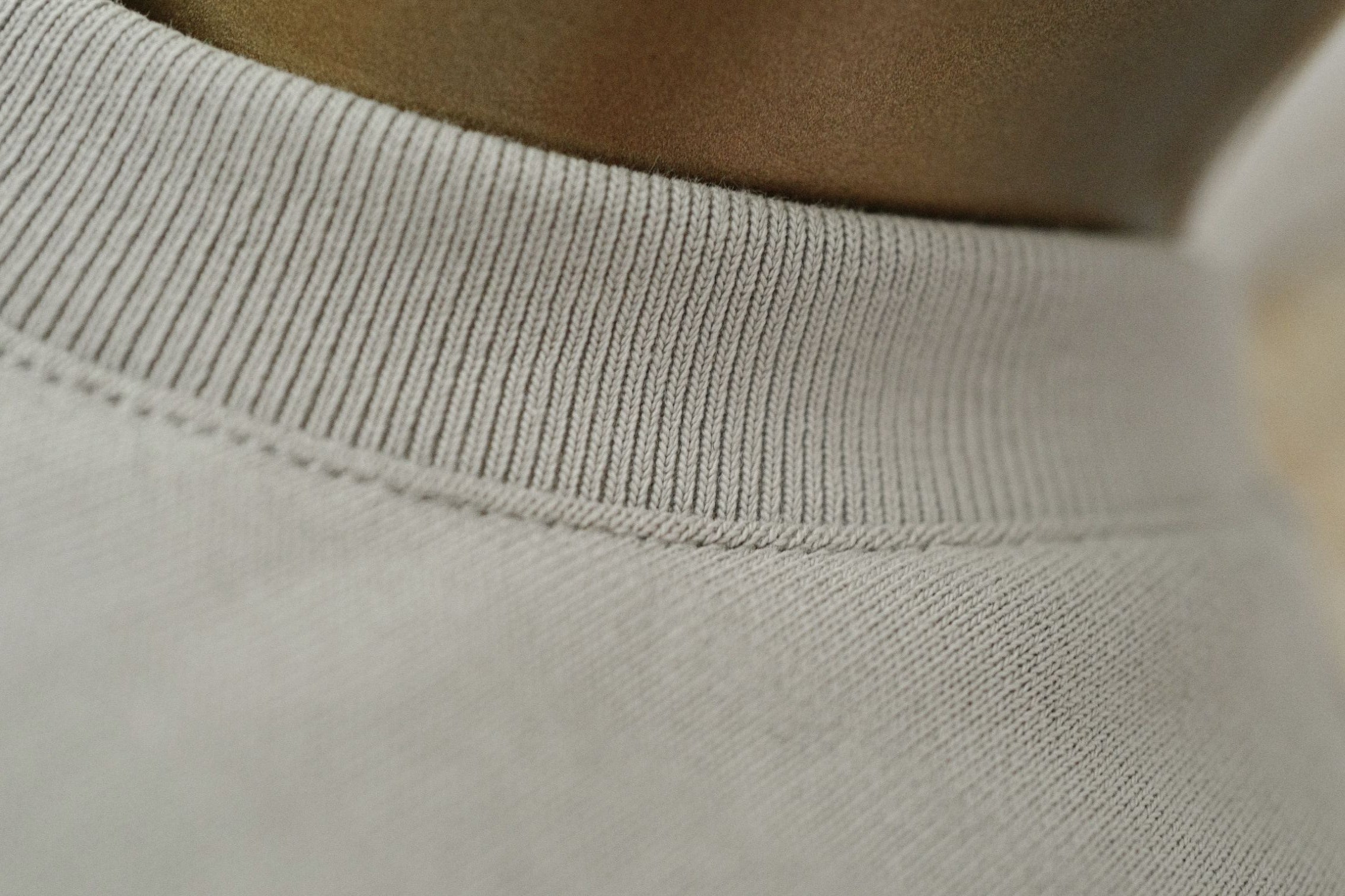 Hermès Ex-Libris Crewneck Sweater Mastic Cotton Size L
