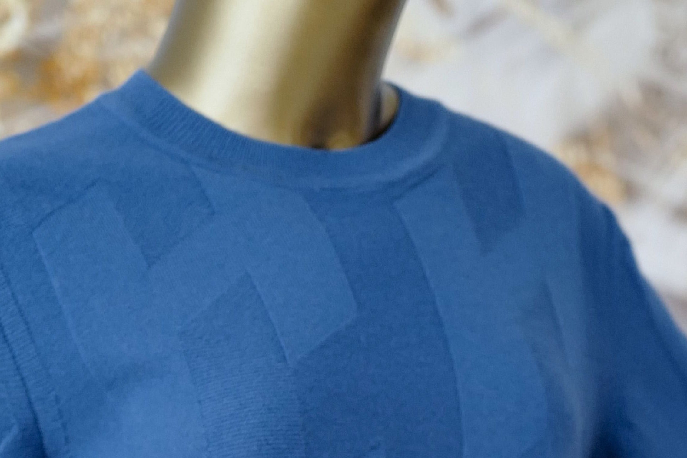 Hermès Pull Manches Longues Bleu Payne Size 38