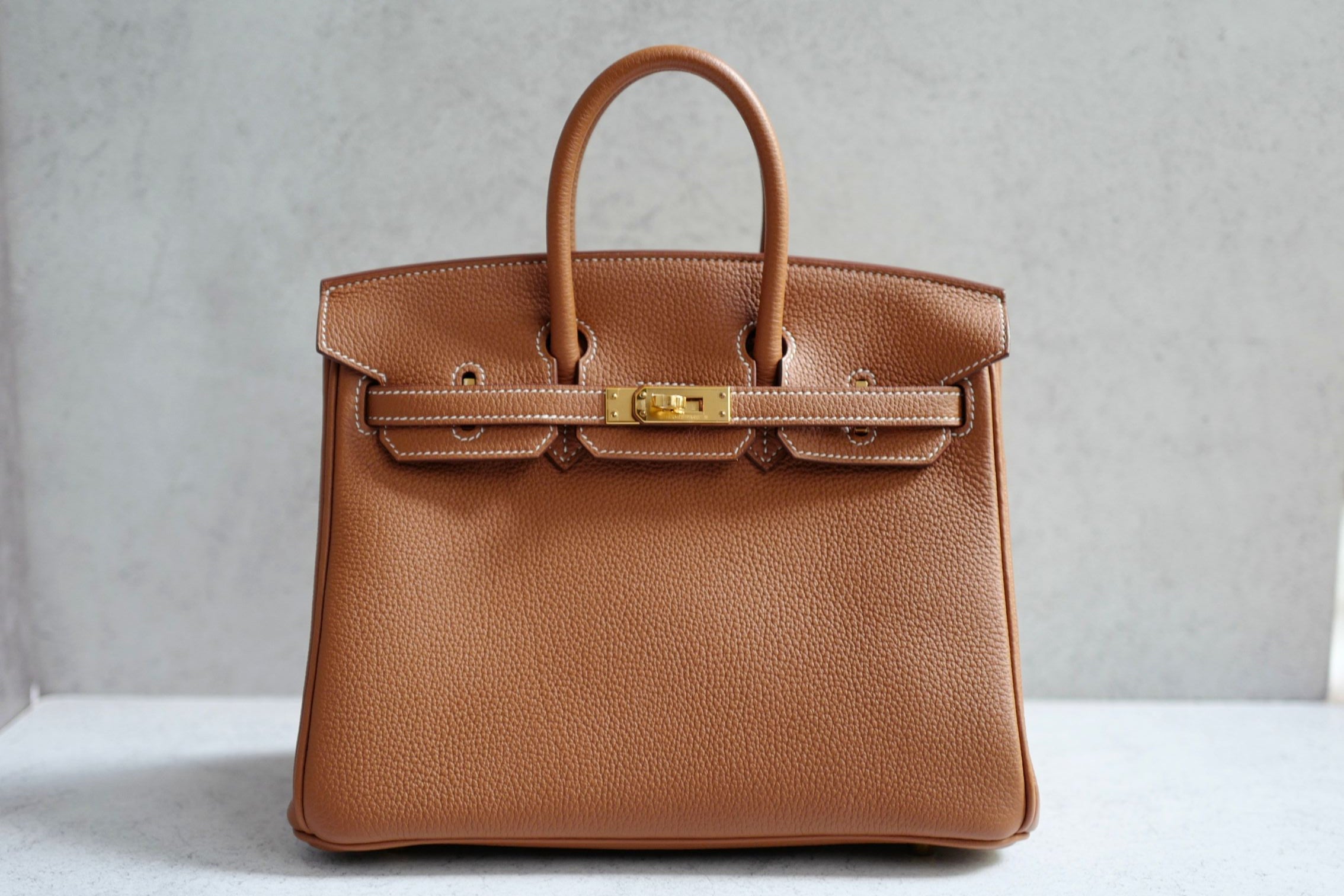 BNIB Hermes Birkin 25 Gold Togo Leather Gold Hardware G Stamp 2026