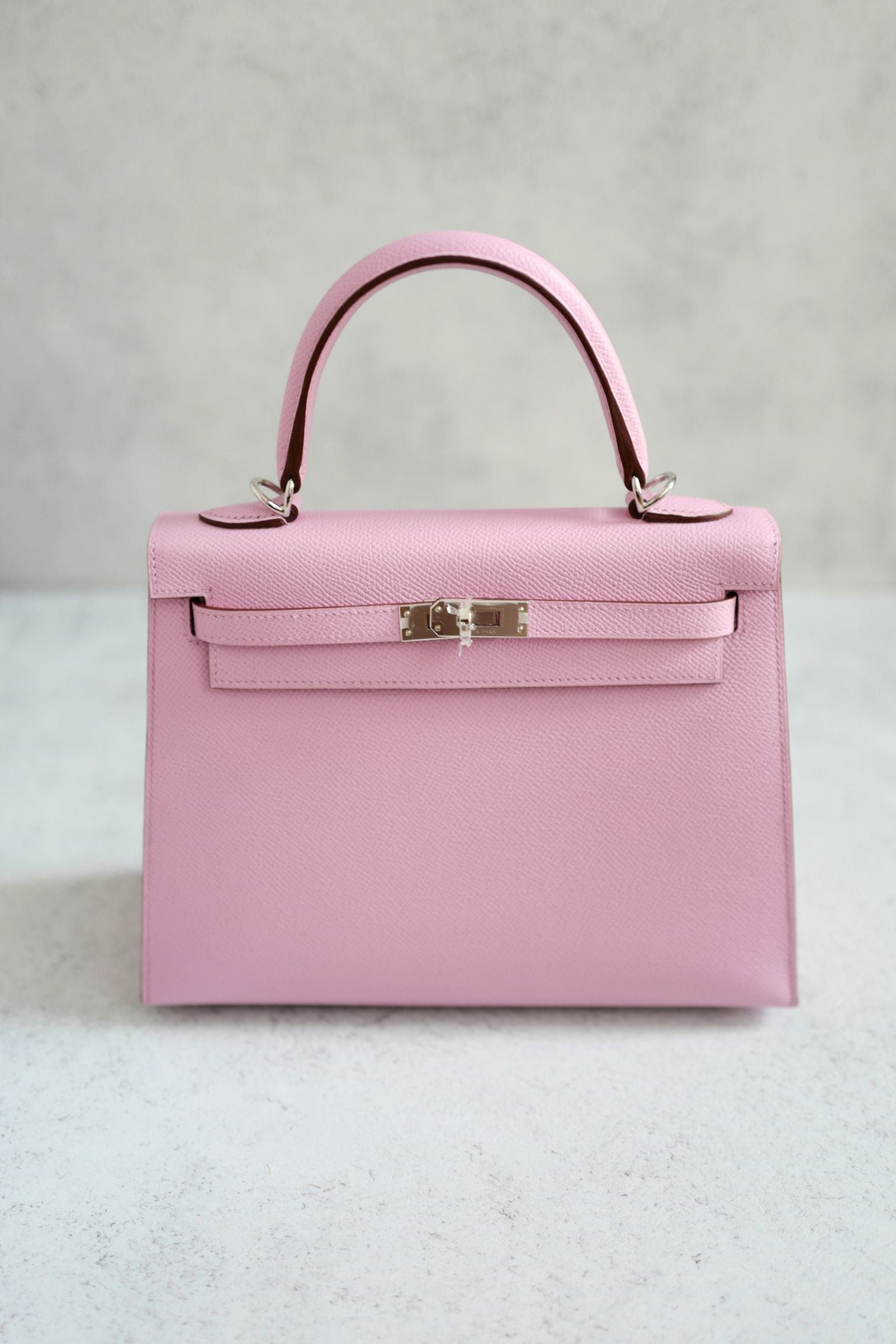 BNIB Hermès Kelly 25 Mauve Sylvestre Epsom Sellier PHW G Stamp 2026