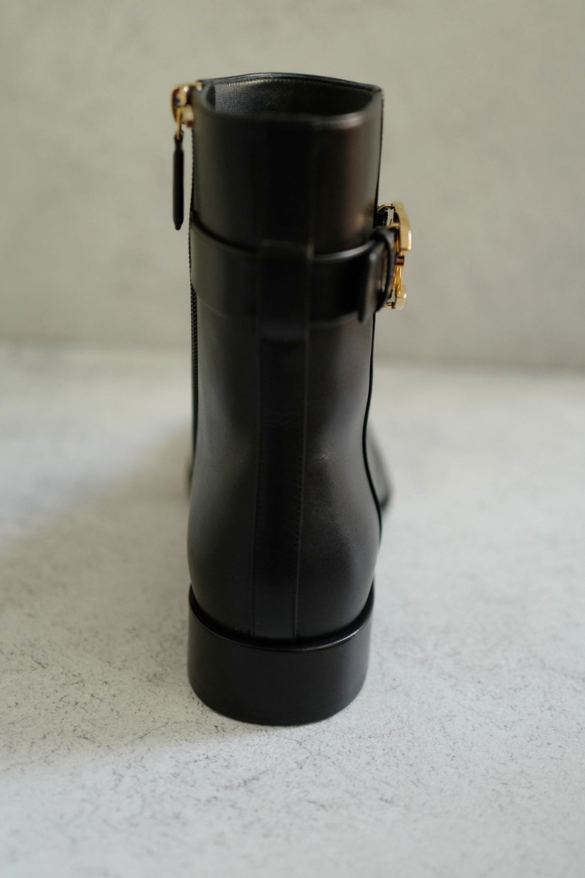 BNIB Chanel 26K Short Boots Black Calfskin Leather Size 38
