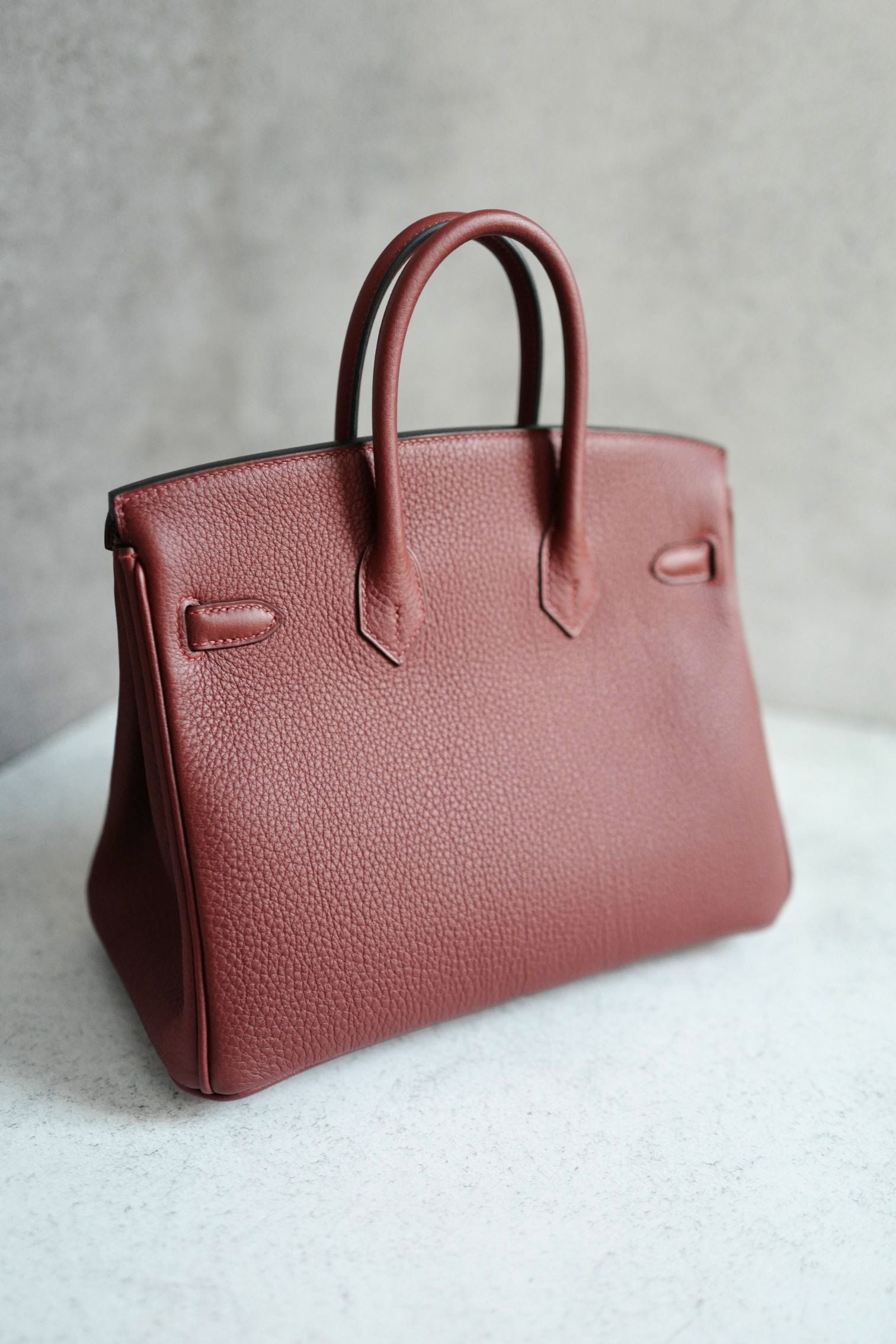 Hermes Birkin 25 Rouge H Togo Leather Gold Hardware K Stamp 2026