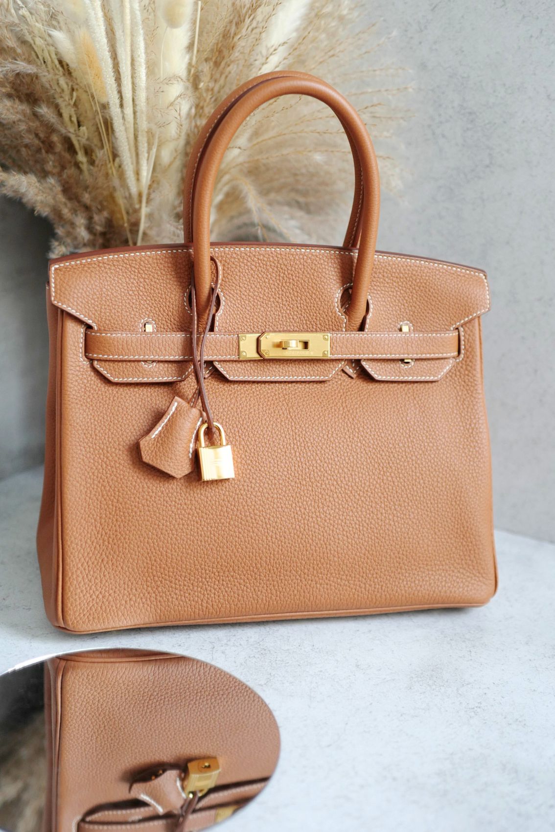 NEW Hermès Birkin 30 Gold Togo Leather with Gold Hardware